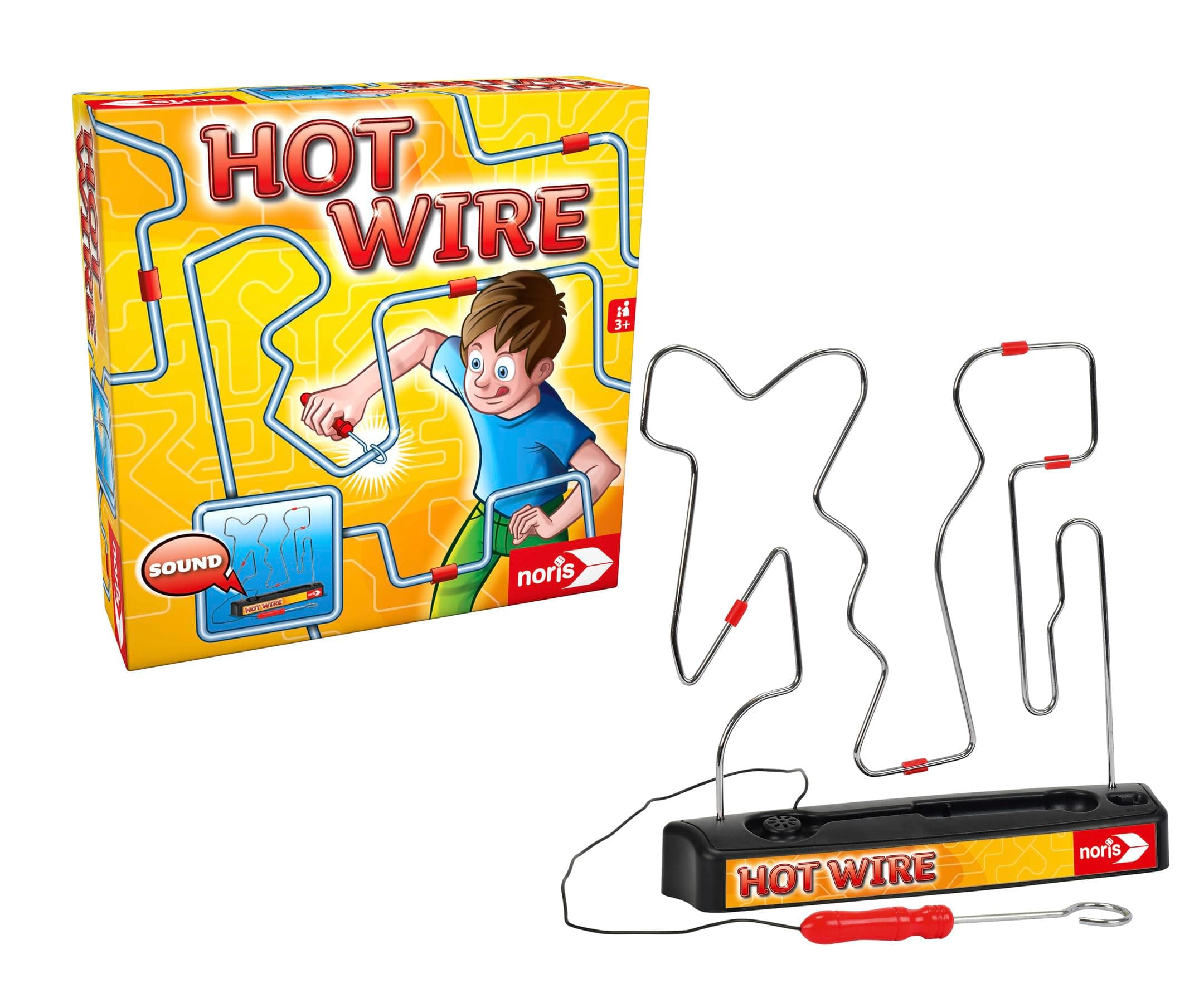 Noris 606060172 - Hot Wire, the well-known skill game for the whole family (batteries not included in the game), from 3 years