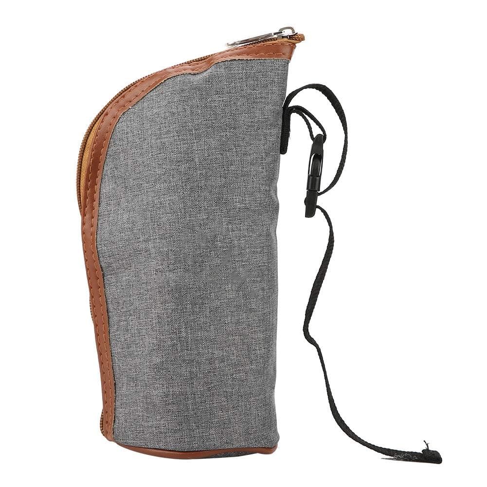Foldable Milk Heater, Car Milk Heater Infant Storage Bag Milk Warmer, Bottle Heated Cover, Baby Bottle Tote Bag, Portable Baby Bottle Warm Keeper for Travel for Baby