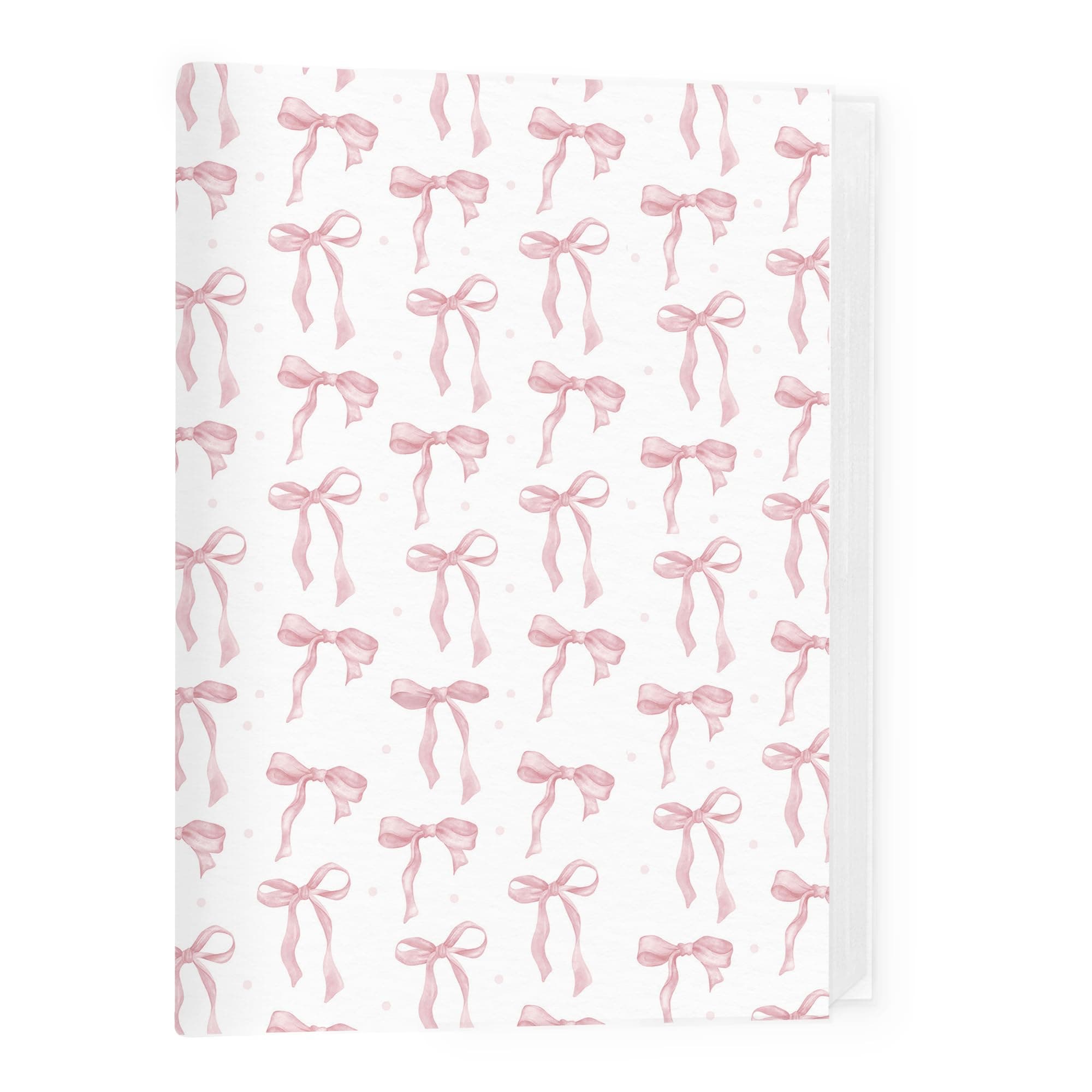 HUKINE Pink Bow Gift Photo Album 4X6, Preppy Girly Gift Small Photo Album Memory Book Keepsake With Hold 36 Pictures For Family Baby Graduation Wedding Anniversary Travel Vacation