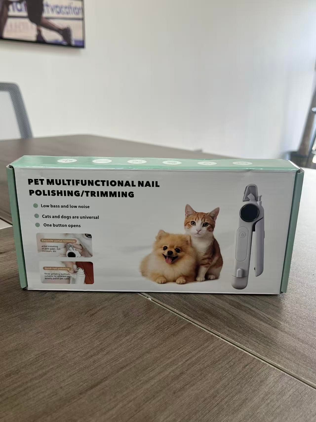 EatDays Dog Nail Grinder & Clipper, Electric Quiet Pet Nail Grinder with Light, Professional Dog Nail Trimmer File for Large Small Dogs, Cats, Puppies – Safe & Painless Grooming Tool