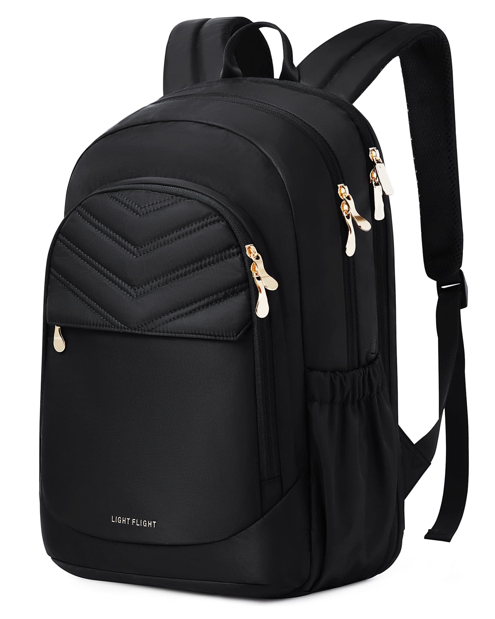 LIGHT FLIGHT Travel Backpack for Women, 15.6 Inch Laptop Backpack, 01-black, 15.6 Inch, Modern