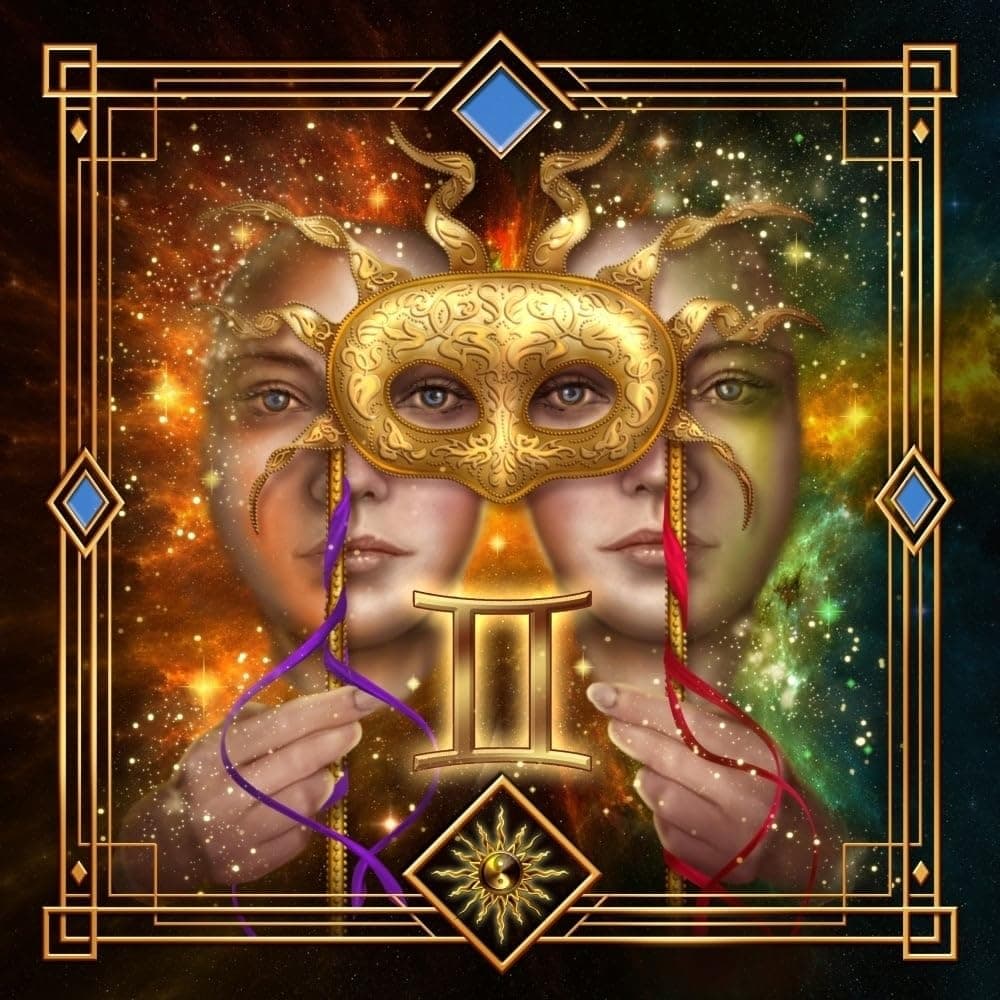 Zodiac Gemini (Variant 1)Jpg Poster Print by Ciro Marchetti (24 x 24)
