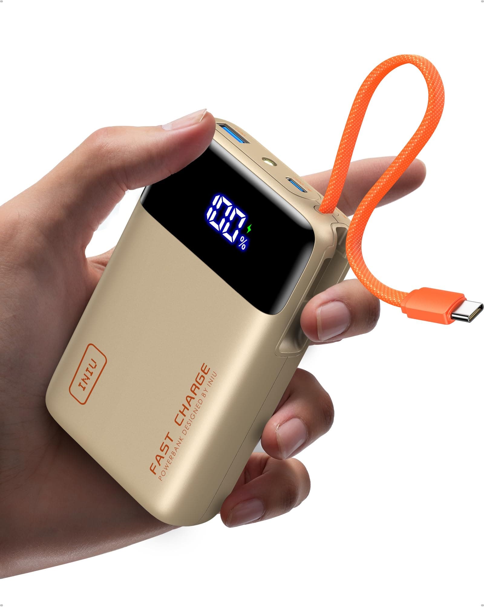 INIU 20000mAh Portable Charger, Smaller 45W Fast Charging Travel Power Bank