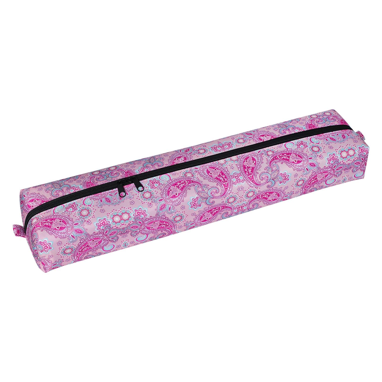 GUSTARIA Empty Mahjong Tile Bag, Suitable for 1.2 "(30mm) Standard Size 166 American Mahjong Tiles, Thickened Pink Printed Bag(Case Only)
