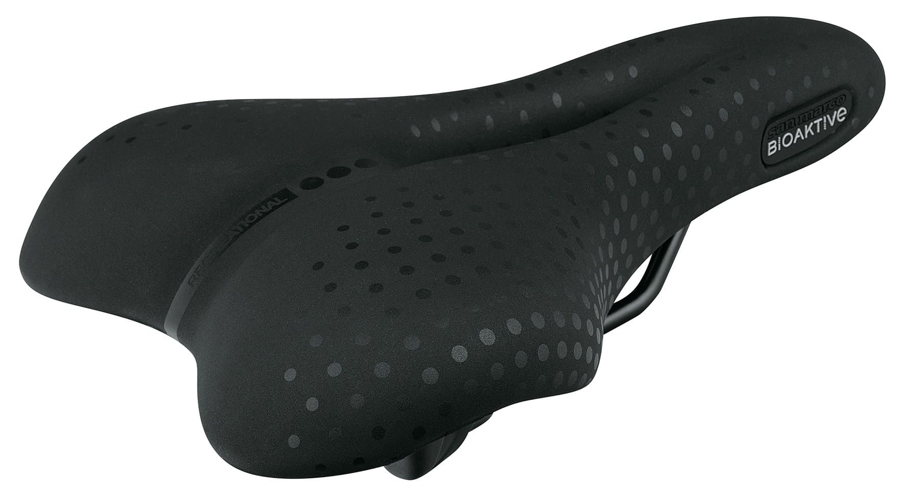 Selle San Marco Recreational - Selle vélo de ville Femme - open, lady noir Modèle Large 2016