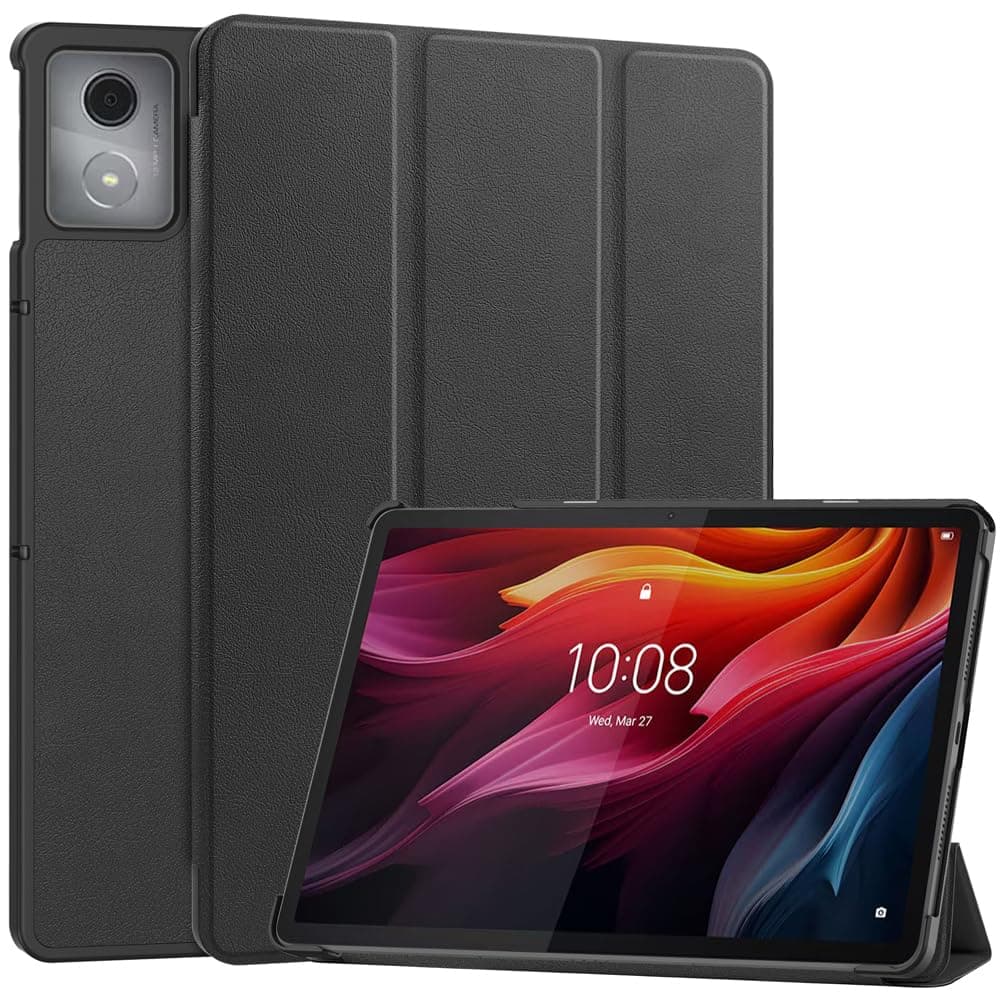 Kepuch Custer Case for Lenovo Tab K11 Plus 11.5 TB352FU/FC/XC,K11 11.5 TB230XC,Ultra-Thin PU-Leather Hard Shell Cover - Black