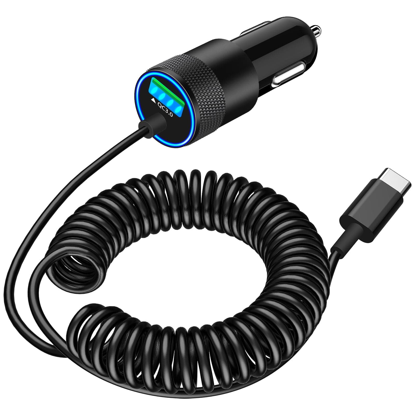 Apple MFi Certified iPhone Duo 18 17 Pro Max Car Charger + 6FT Type C Cable