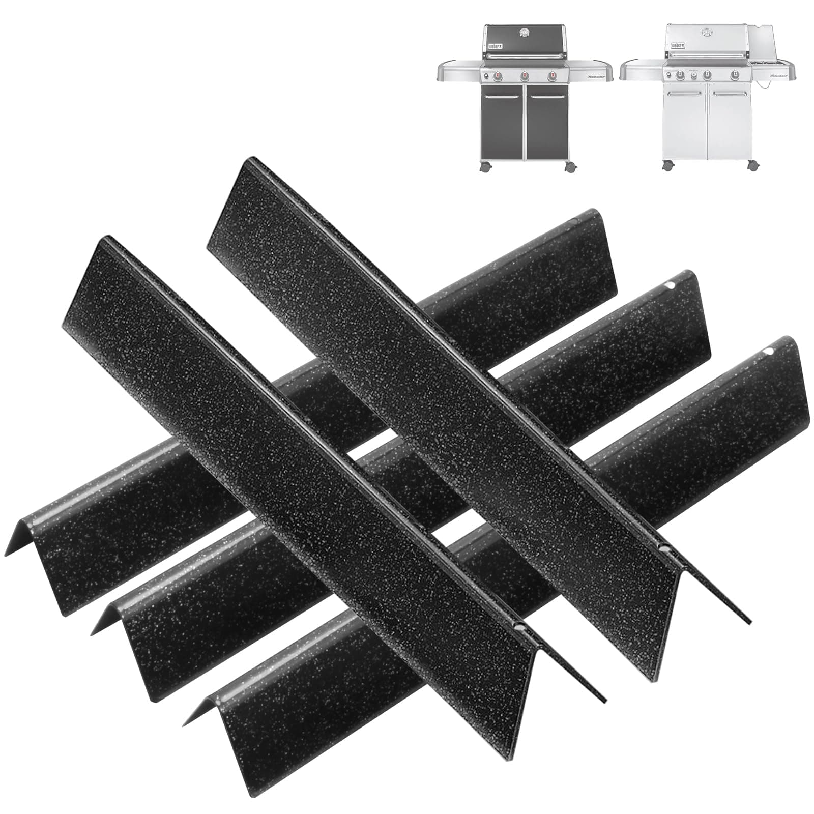 7621 Flavorizer Bars for Weber Genesis 300 Series Grill Replacement Parts, Genesis E310 E330 E320 S310 S320 S330 CEP330 Grill with Front Control, for Weber Genesis 310 Flavorizer Bars 17.5 Inch,5-Pack