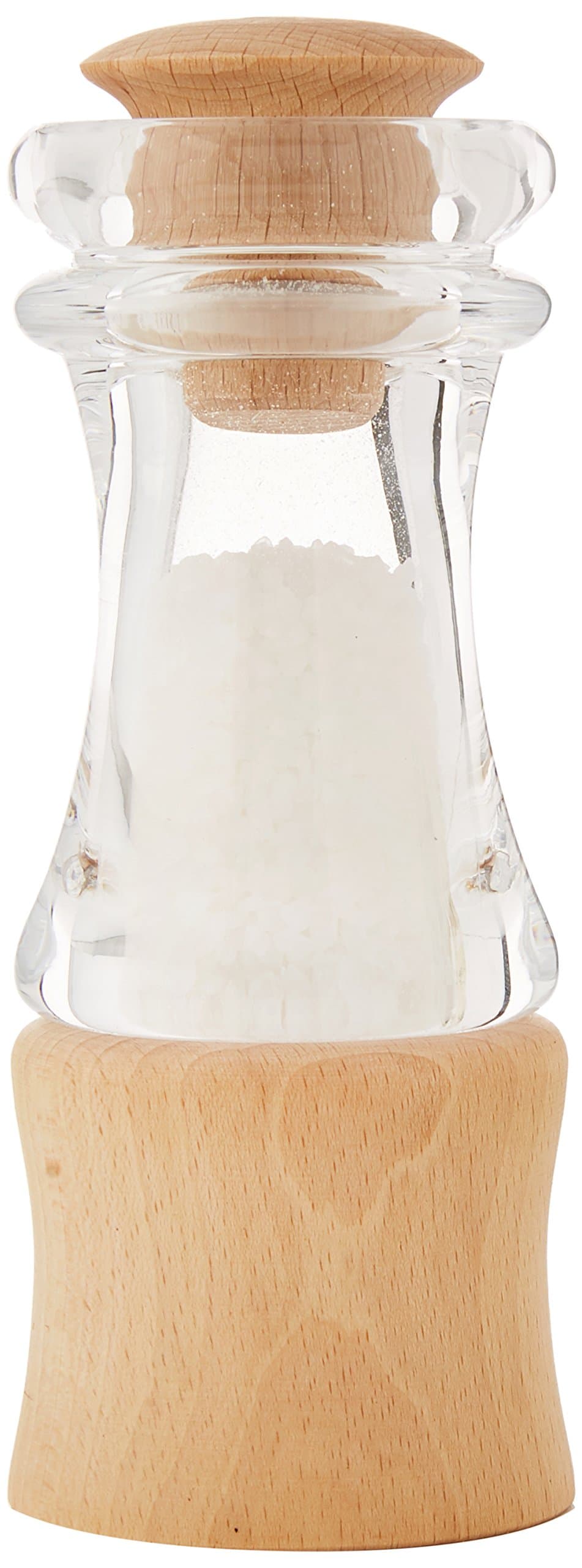 T&G CrushGrind Classic Salt Mill, FSC Beech and Acrylic, 150 mm
