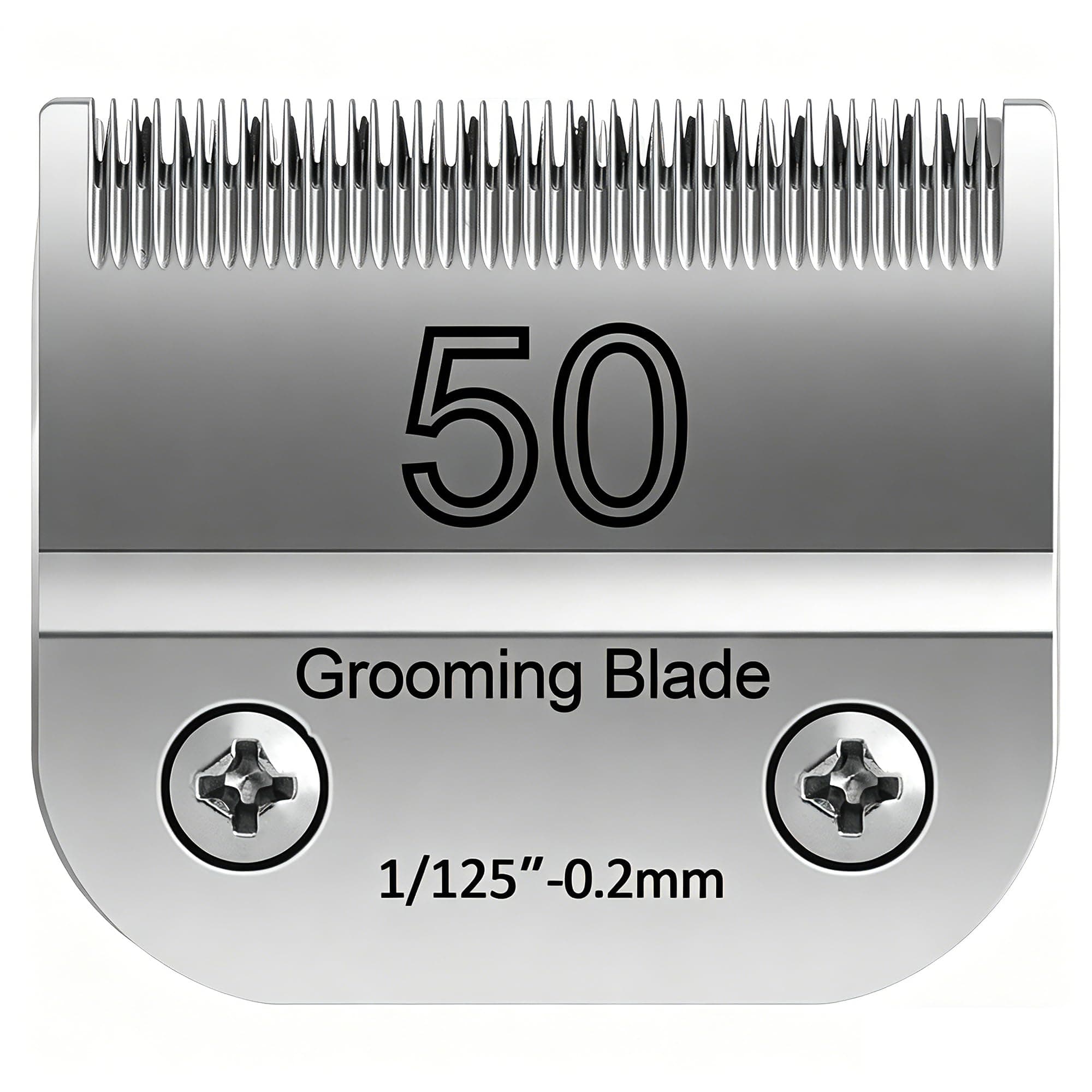 50# 0.2mm 1/125” Blade, Pet Grooming Clipper Replacement Blades, Detachable Blade Compatible with andis/wahl/Oster Dog Clippers (S50)