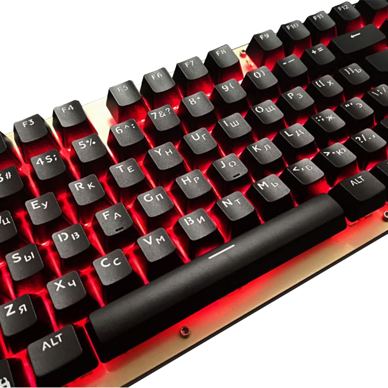 Jesscasday 104 Keys Russian Korean Backlit Keycaps OEM Profile ABS Keycap Gamer DIY for Mechanical Keyboard Cherry MX