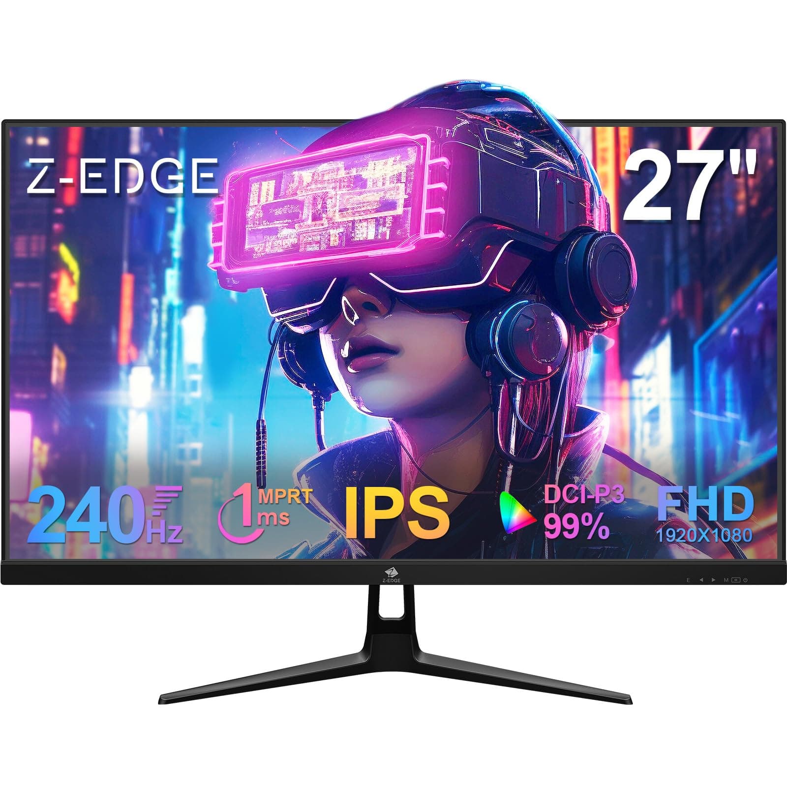 Z-Edge 27 Inch Gaming Monitor 240Hz 1ms IPS
