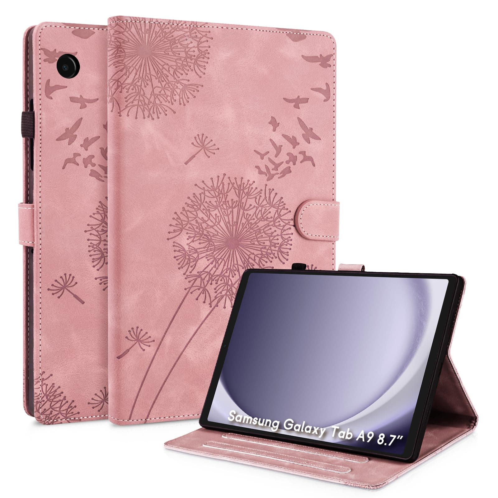 Auslbin Case for Samsung Galaxy Tab A9 2023 (SM-X110/X115) 8.7",Pink