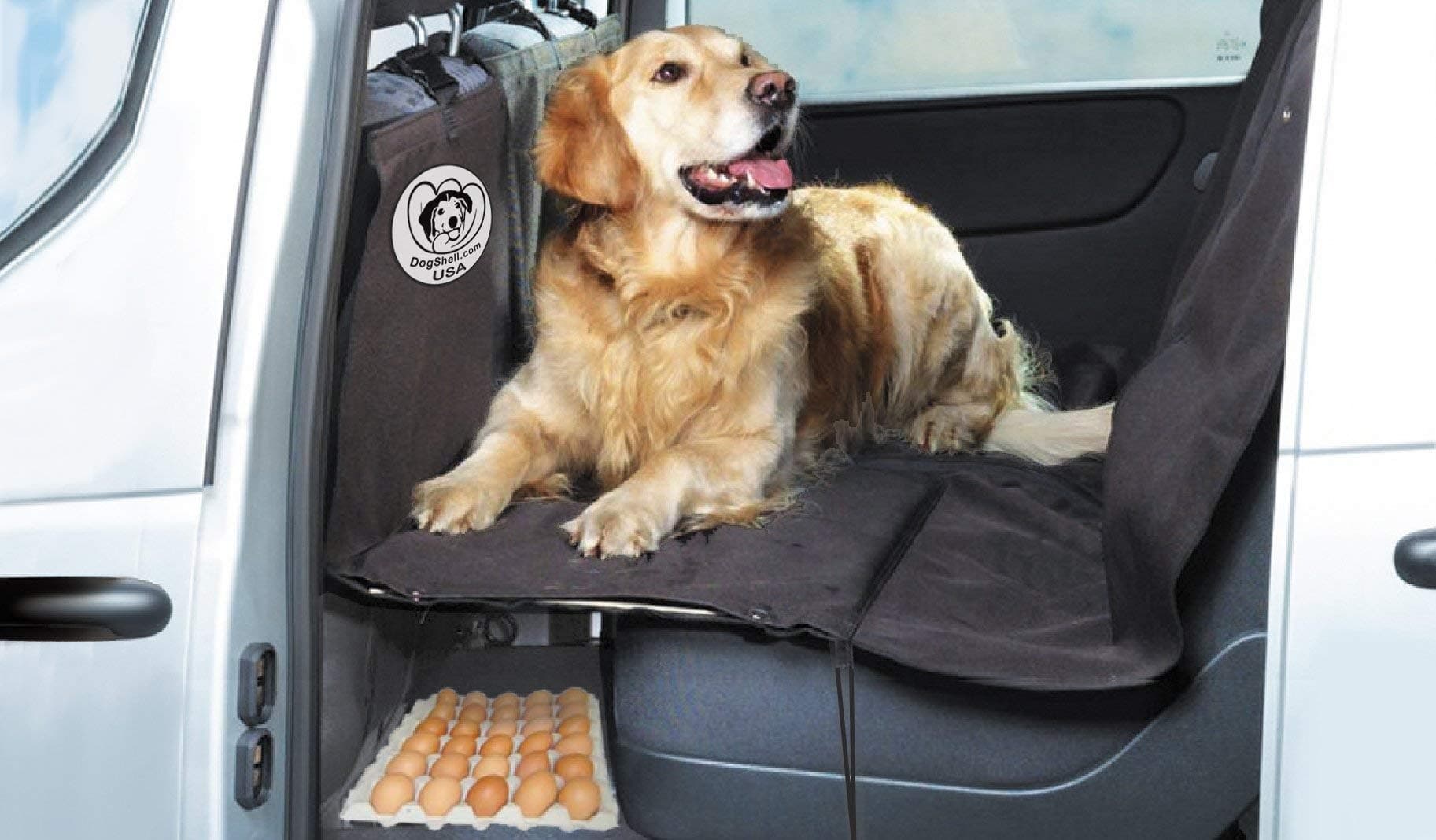 DogShell Truck Dog Pet Heavy-duty Backseat Cover Extended Platform Bridge (Truck)
