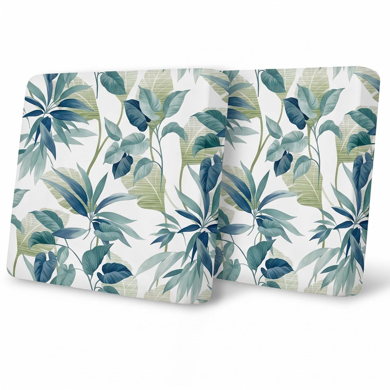 WTHAVEN Patio Cushion Covers Stretch Outdoor Couch Cushions Slipcovers Replacement Washable Furniture Protector with Elastic Bottom Sofa Chair Seat Cover (2, Print I)