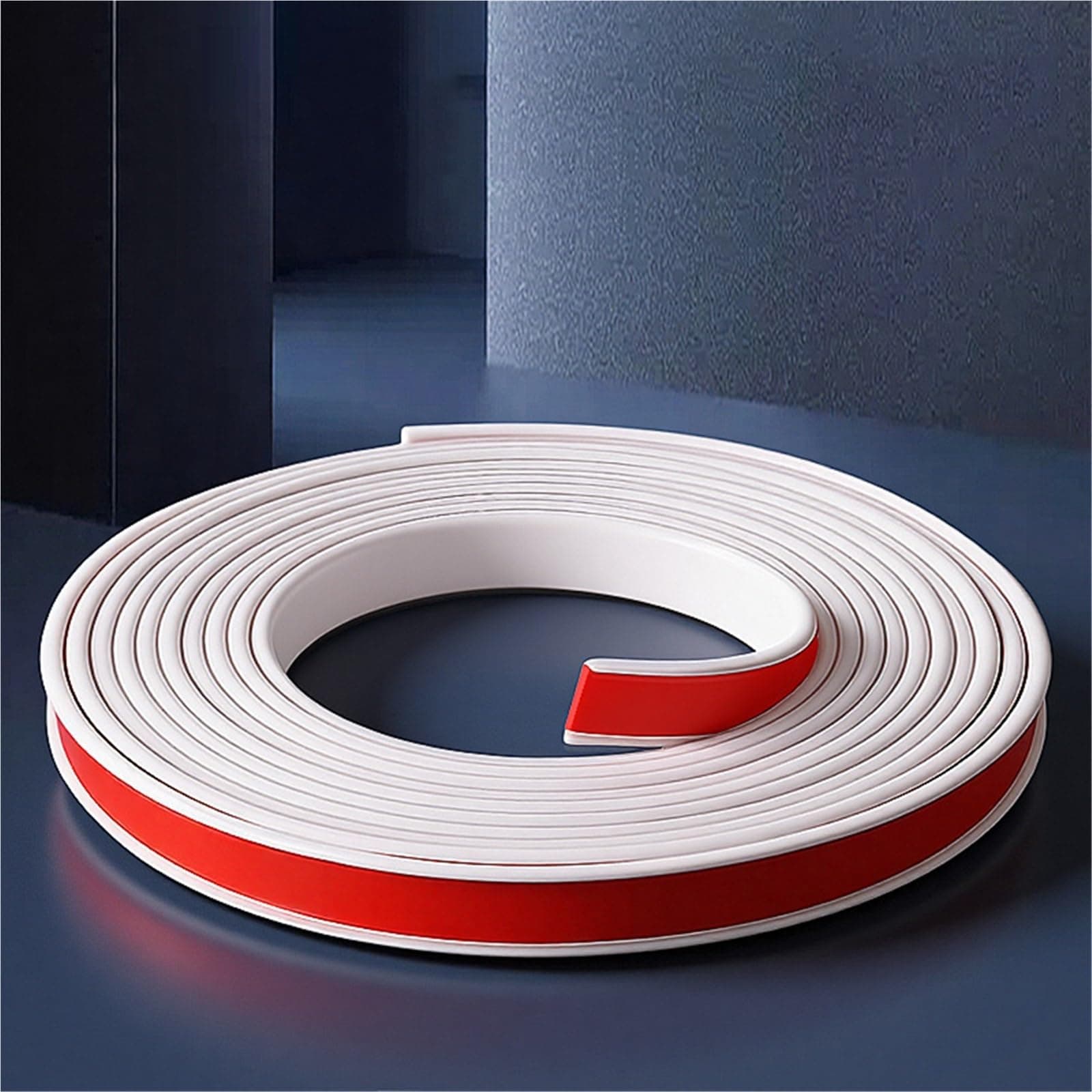 U-Shape Edge Banding， U-Shape Edge Banding TPE Self Adhesive 10 Meters Multicolor 9-40mm for Furniture(White,40mm)