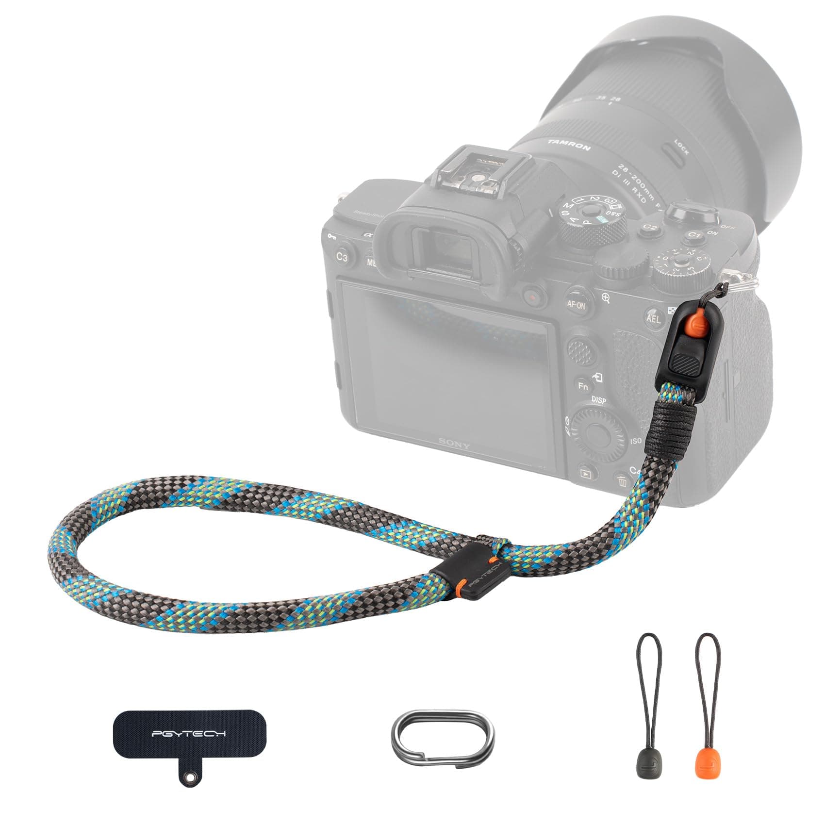 PGYTECH Rope Camera Wrist Strap Slim Outdoor Style, Quick Release