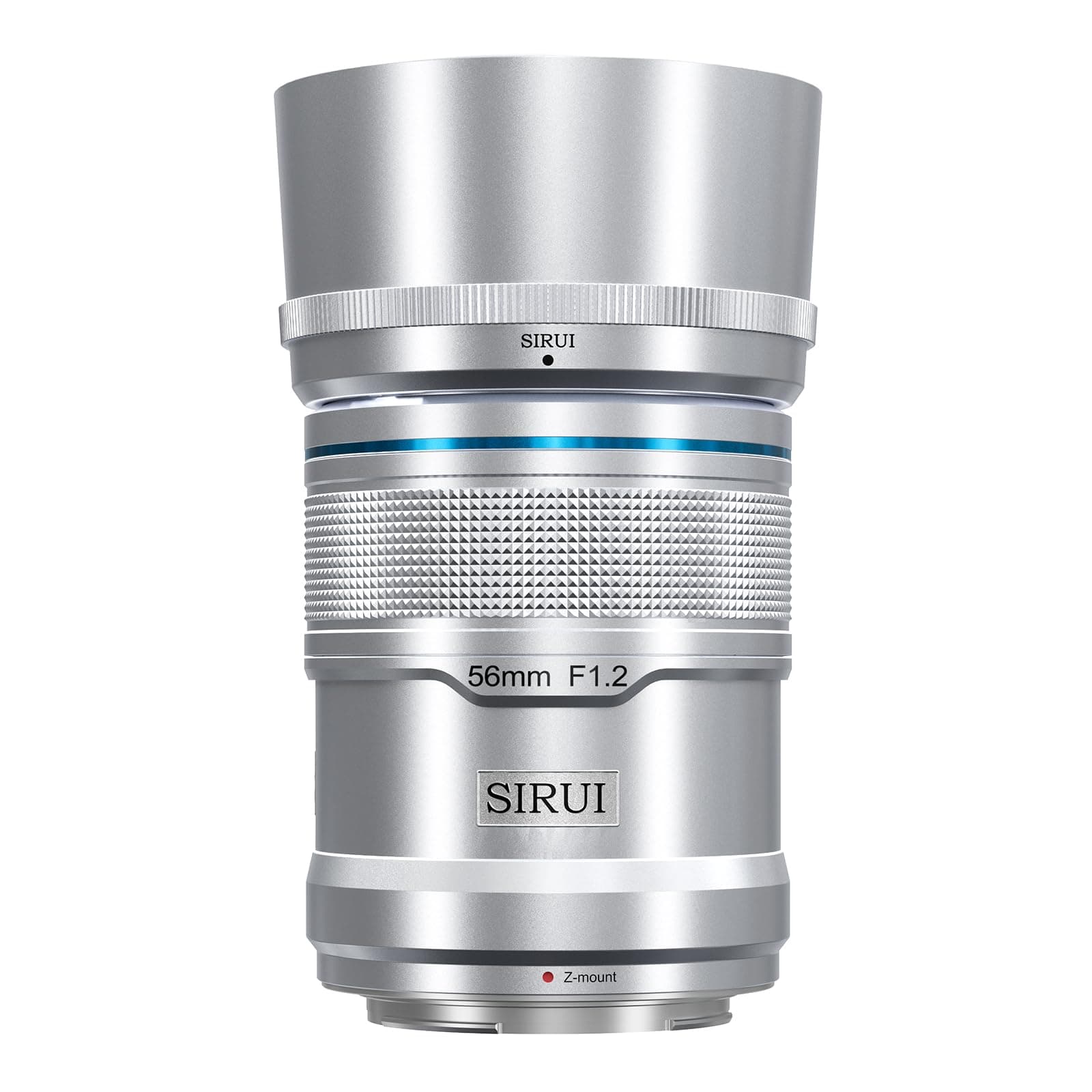 SIRUI Sniper 56mm Autofocus Lens, F1.2 Wide Angle APS-C Camera Lens for Z Mount, Silver