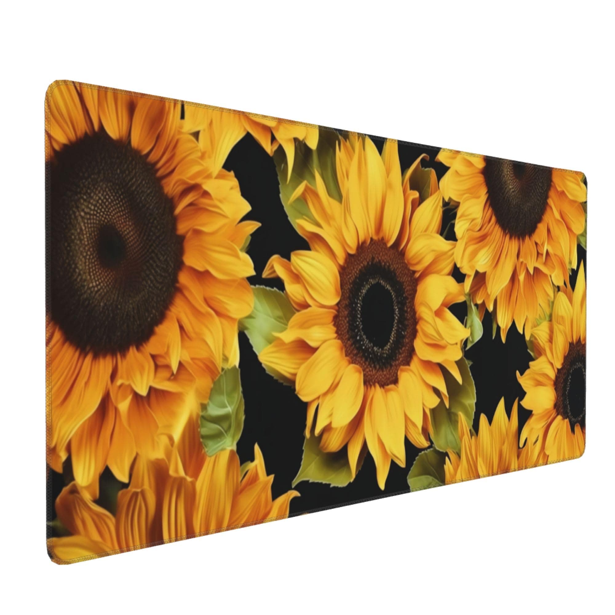 35.4 x 15.7 in, XXL Large Mouse Pad for Desk, Extended Keyboard Mouse Mat for Computer Office, Big Laptop Mouse pad, Gaming pc-Sunflower