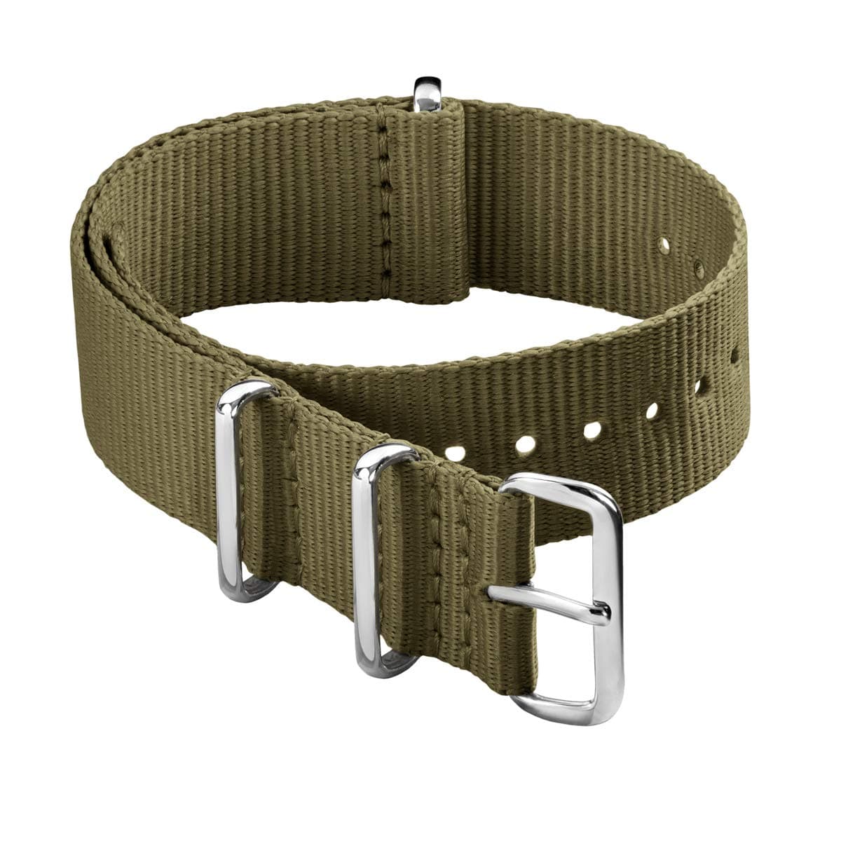 Archer Watch Straps - Classic Nylon NATO Watch Bands (Olive, 20mm)