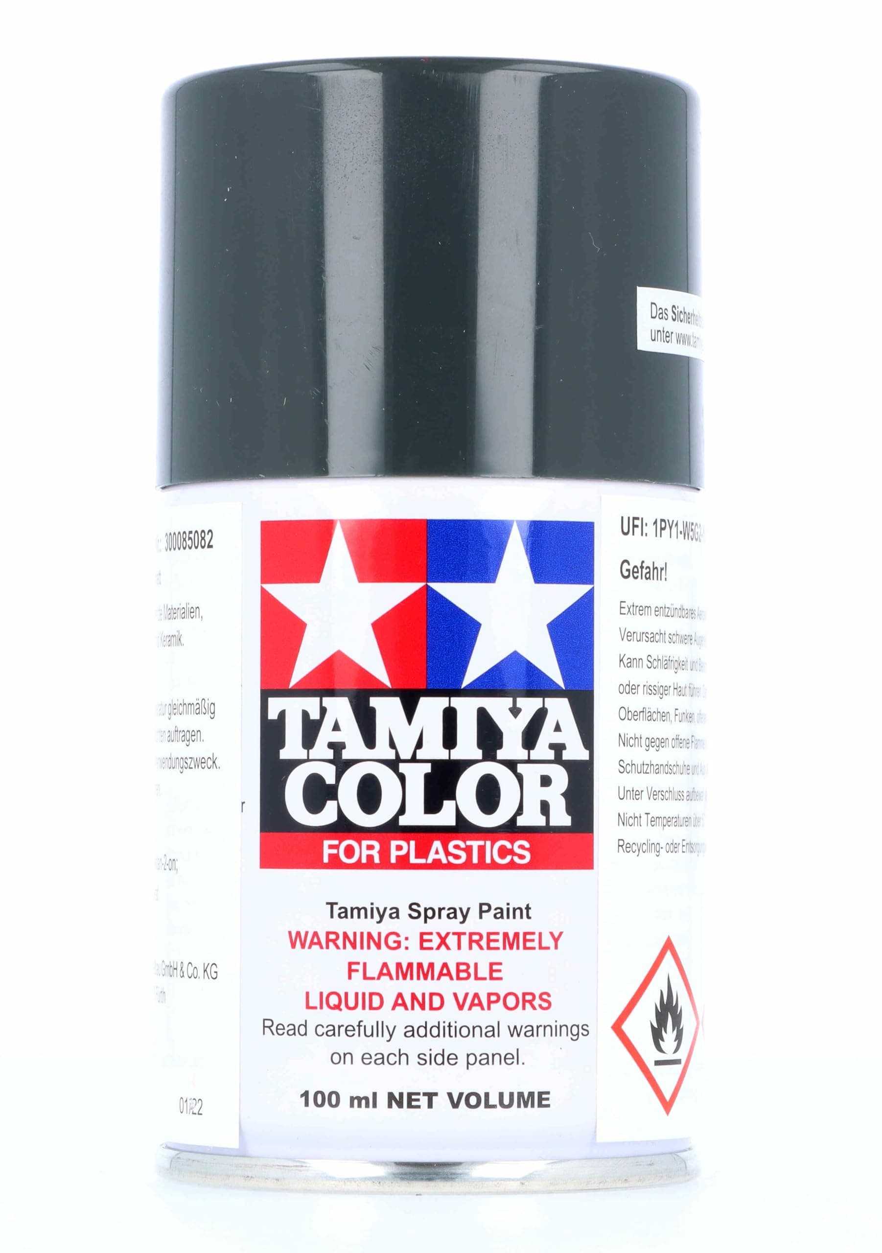 Tamiya Spray Lacquer TS-82 Black Rubber - 100ml Spray Can 85082