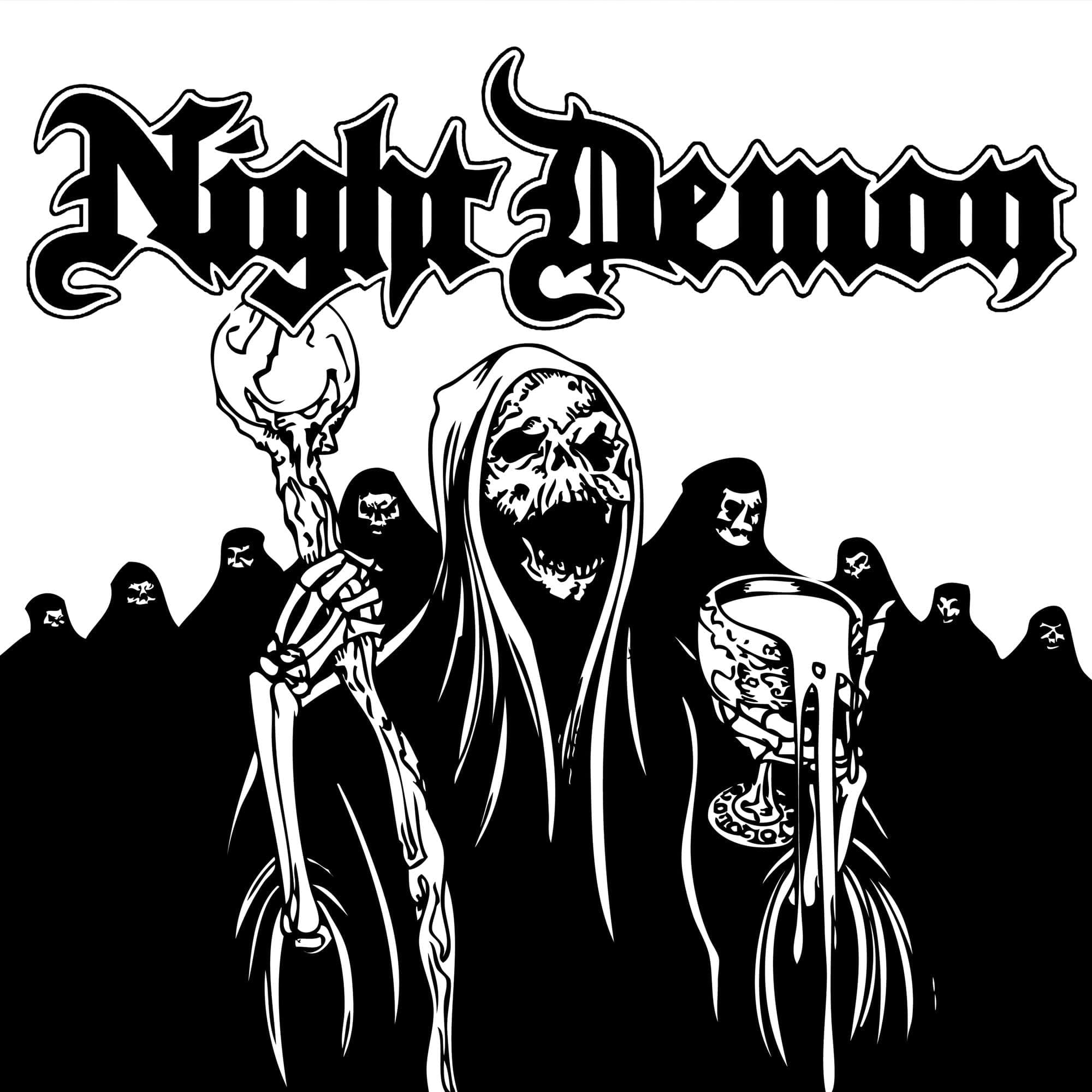 Night Demon / Deluxe Reisuue LP (Black/White Smash Vinyl)