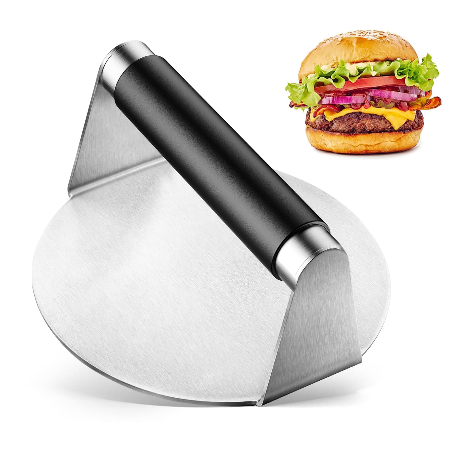 Huachuang Smash Burger Press Round: Non-Stick Hamburger Patty Maker