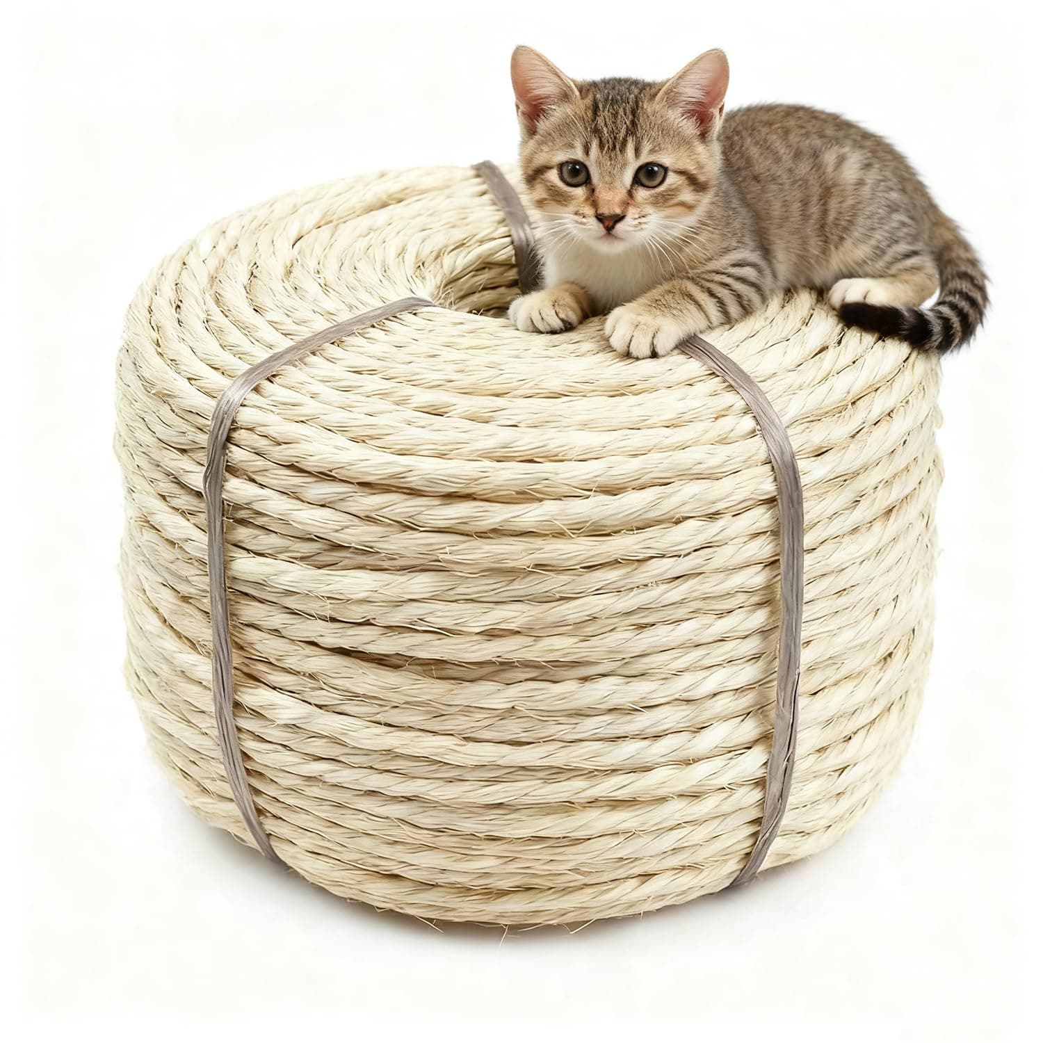 HTJZWG 164ft Sisal Rope for Cat Scratcher