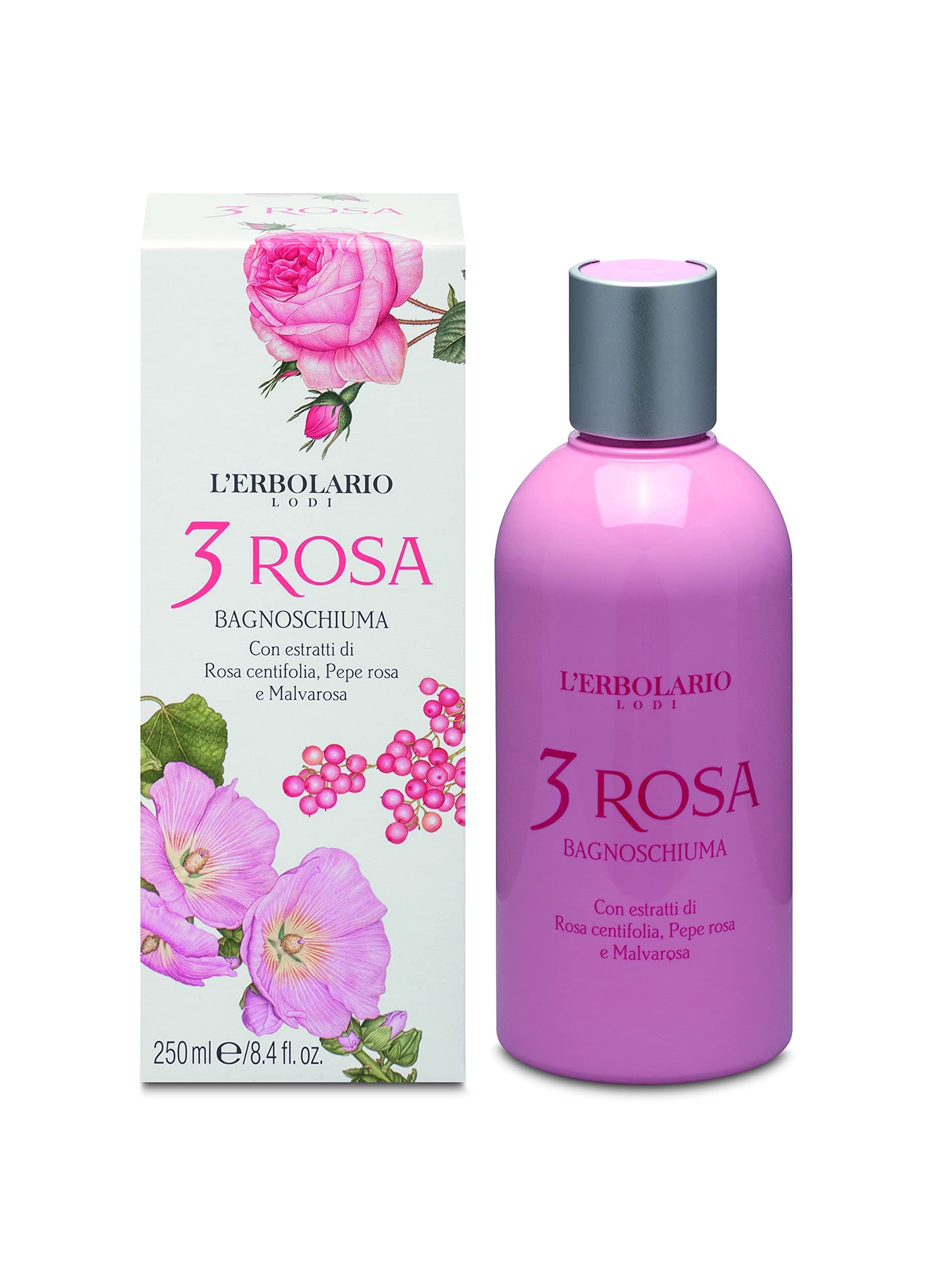 L'Erbolario 3 Rosa Bagnoschiuma 250 ml