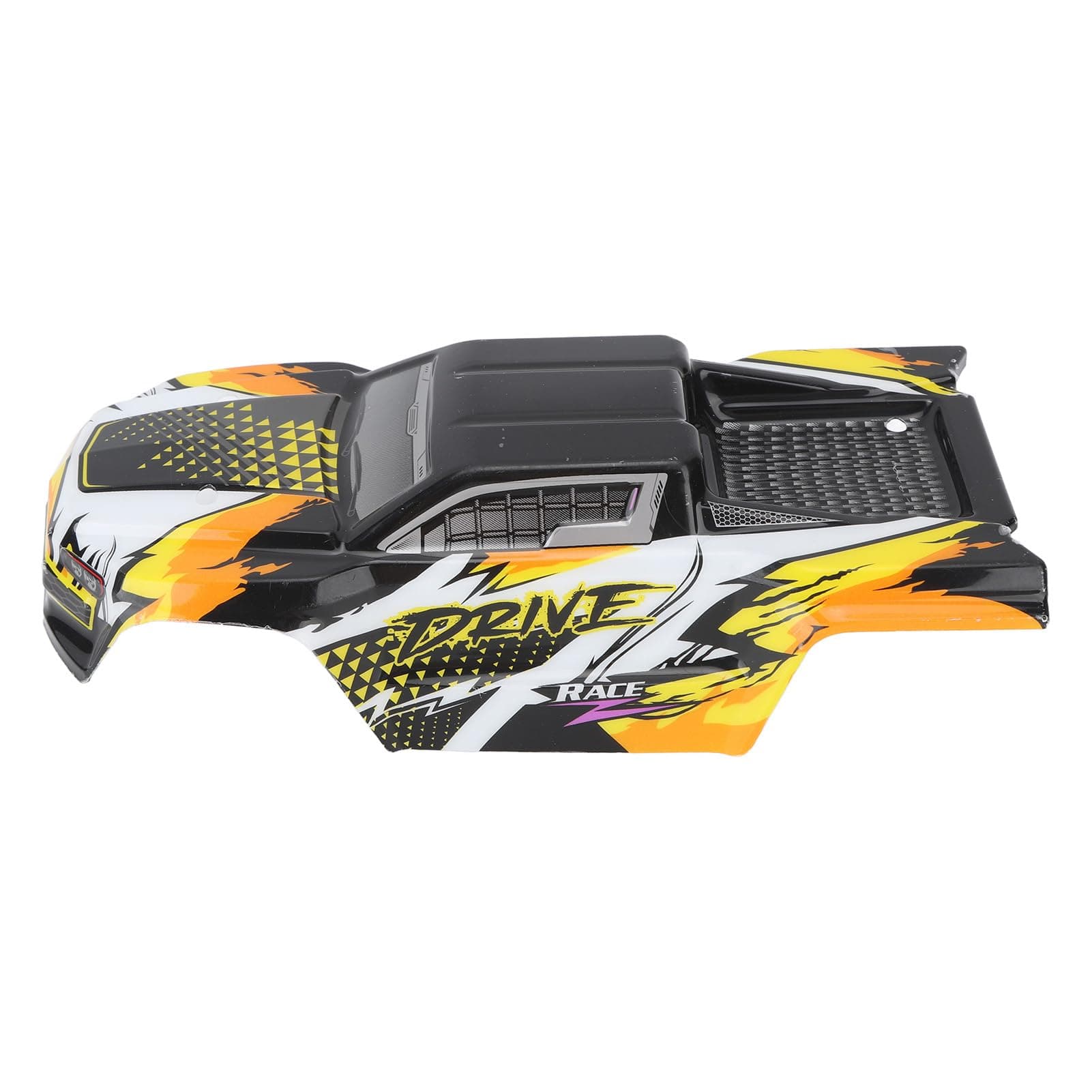 Gonetre Rc Car Spare Parts for Scy Car Shell for Scy 16101 1/16 Car Body Shell Rc Car Body Shell Cover 1/16 Rc Car Body Shell for Scy 16101pro PVC Orange Car Spare Parts Assembly