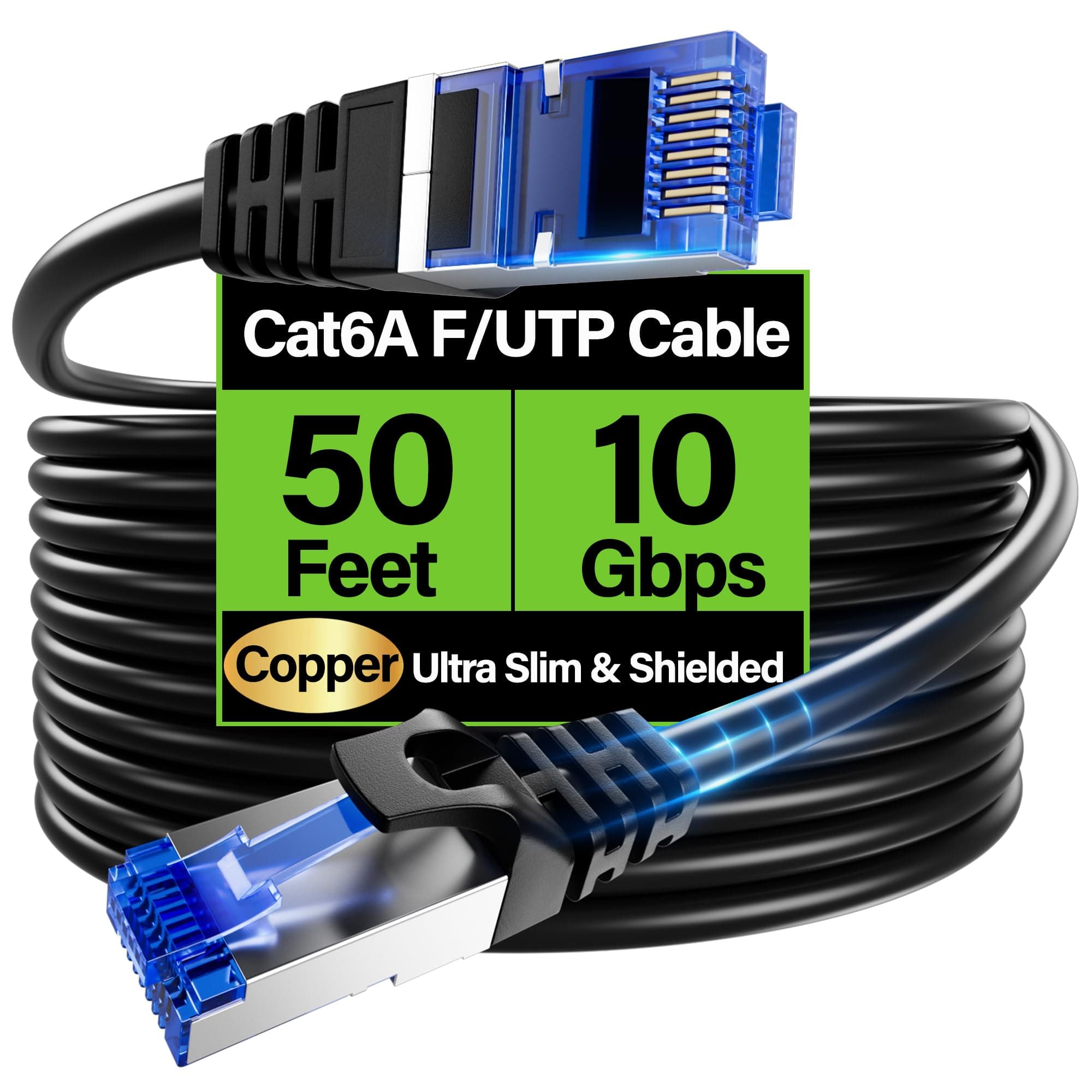 TuokaJu FTP Cat6 ethernet Cable 50FT
