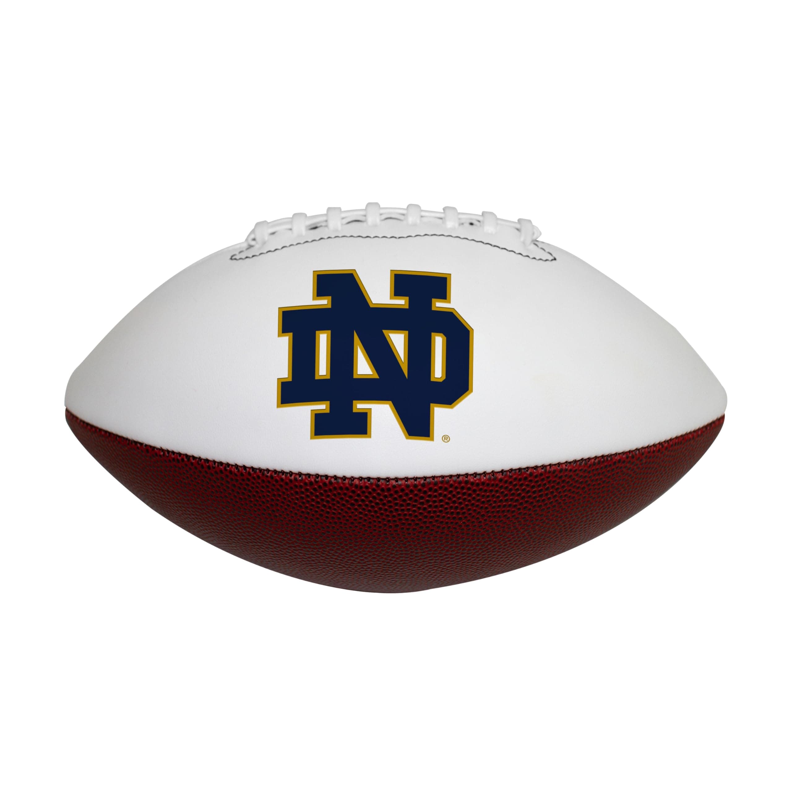 logobrands Notre Dame Official-Size Autograph Football, Brown