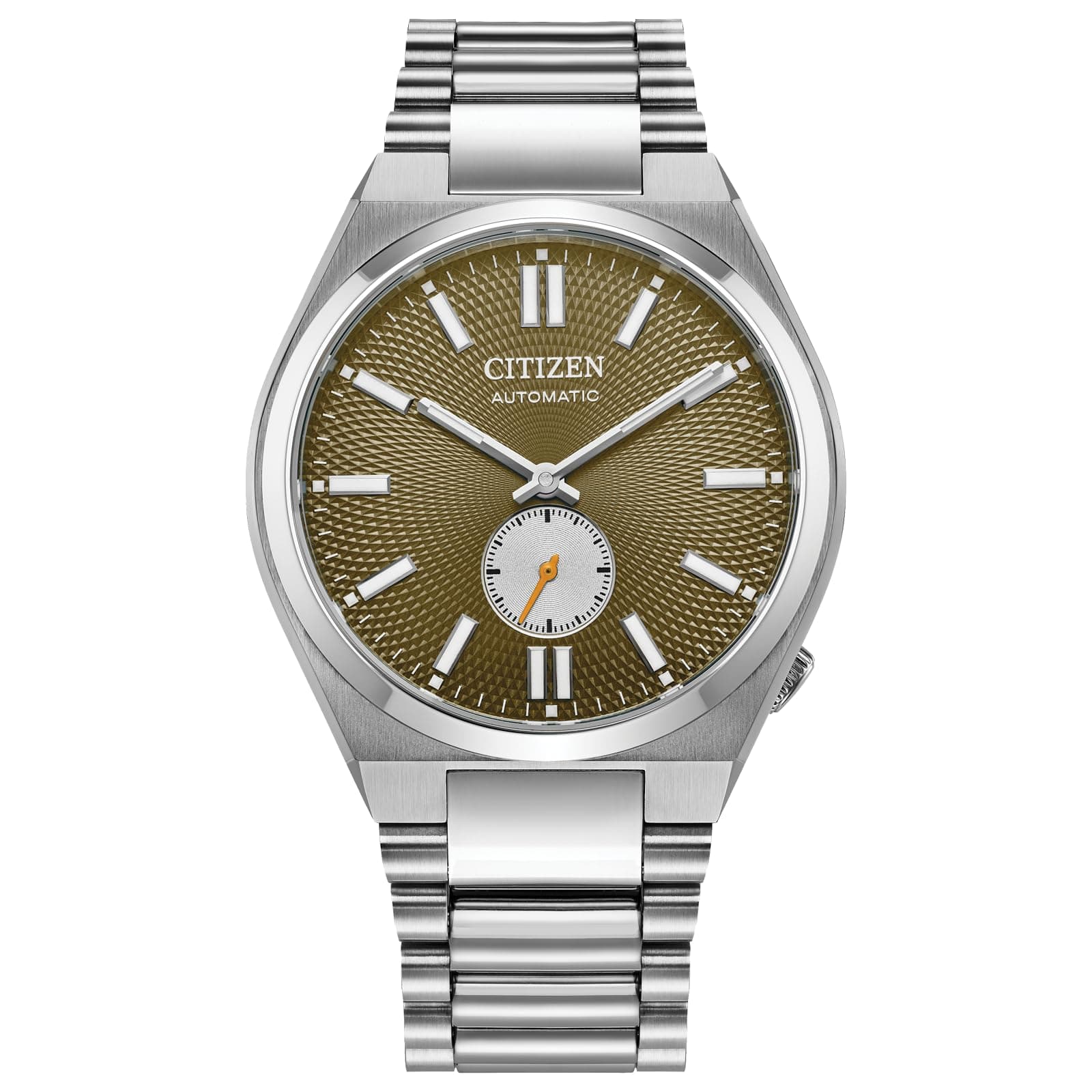 Citizen TSUYOSA Automatik Herrenuhr Edelstahl, Grün, 40 mm, NK5010-51X