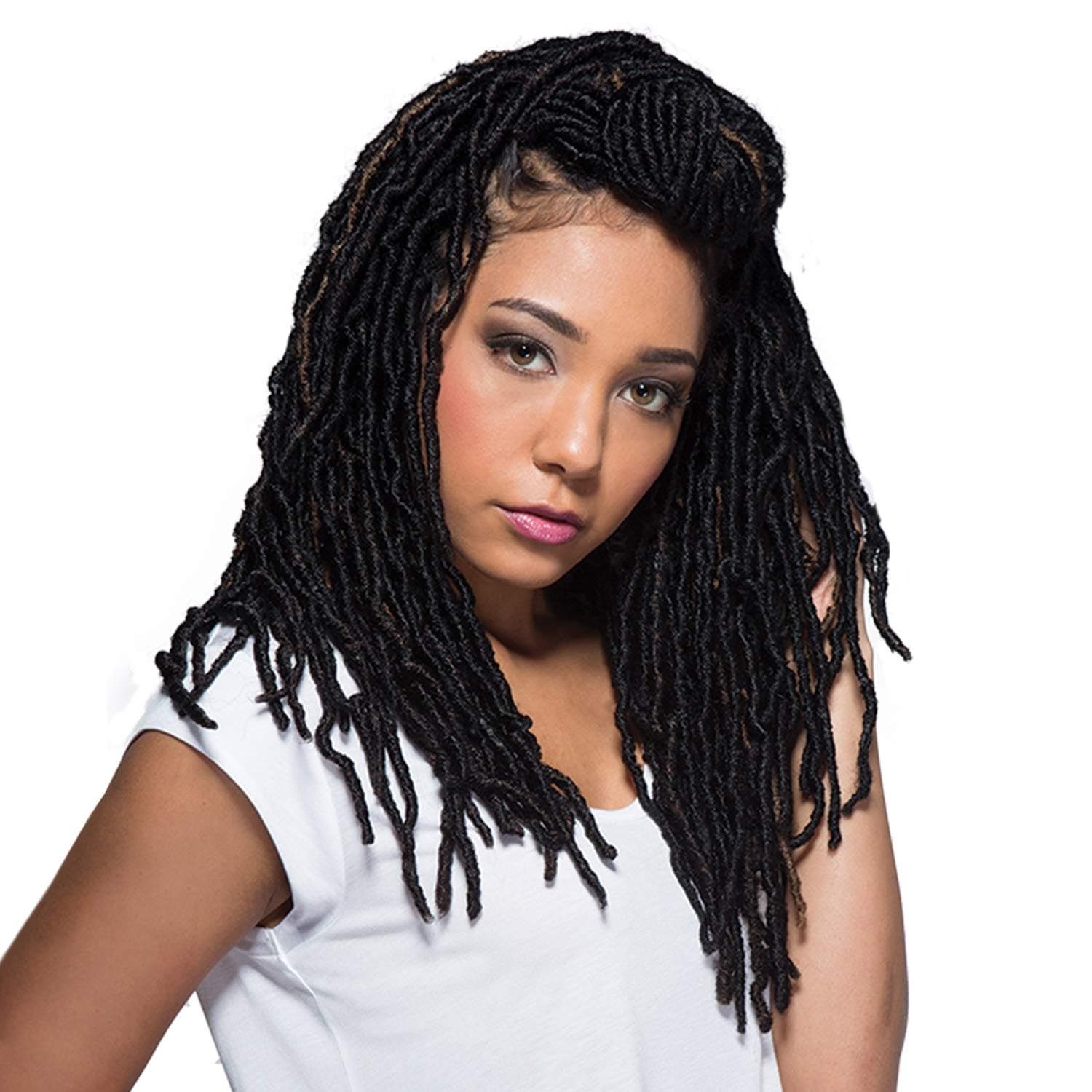 Bobbi Boss Synthetic Hair Crochet Braids African Roots Braid Collection Nu Locs 14" (4-PACK, 4)