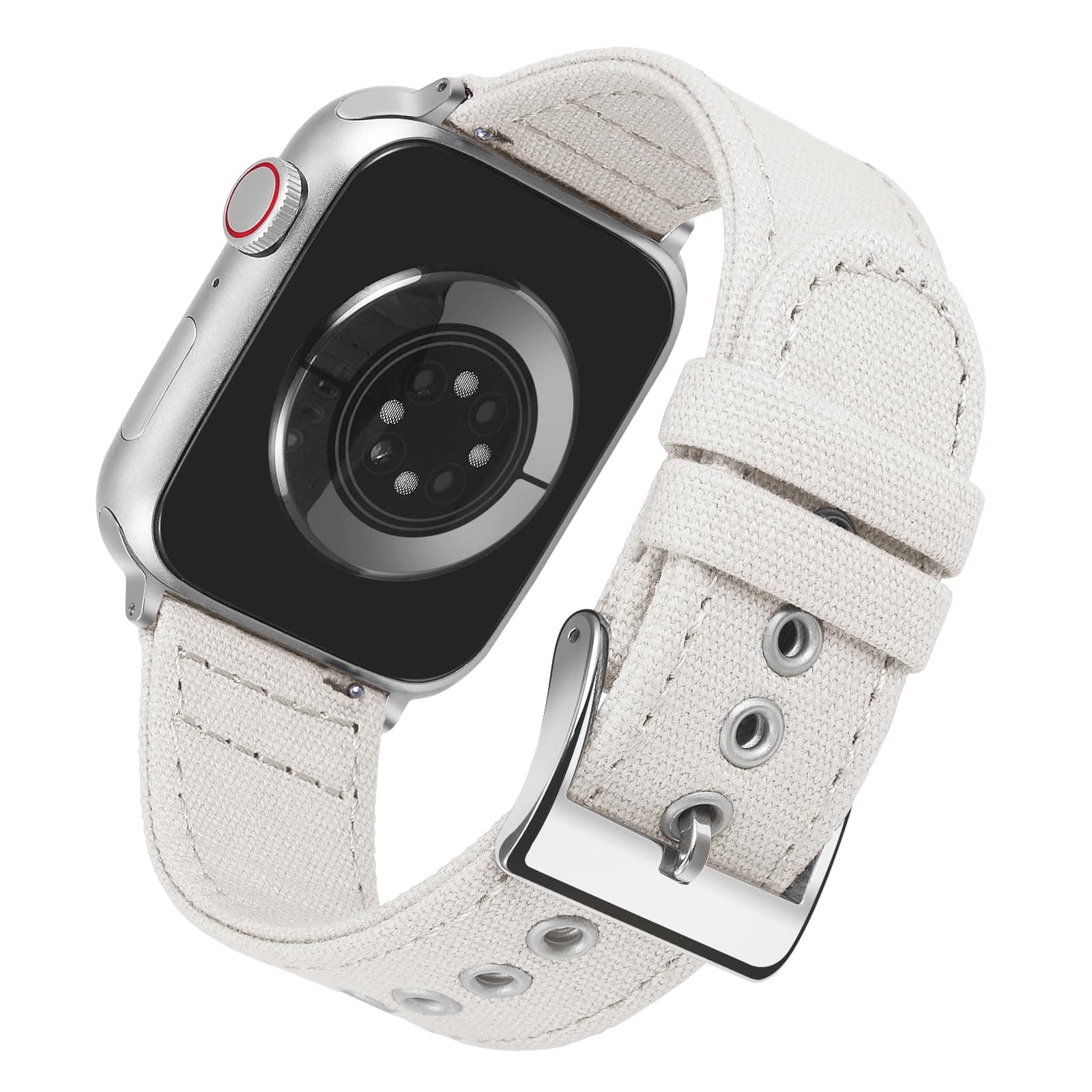 BINLUN Compatible with Apple Watch Band Canvas 38mm 40mm 41mm 42mm 44mm 45mm 46mm 49mm for Men Women, Fabric Replacement Strap Fit for iWatch Series 11 10 9 8 7 6 5 4 3 2 1/SE/Ultra