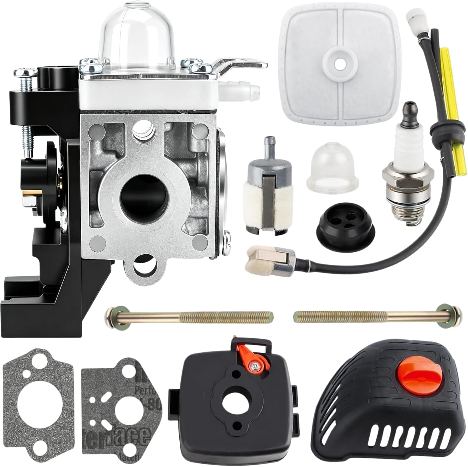 SRM 225 Carburetor Tune Up Kit Compatible with Echo GT225 PE225 PAS-225 SHC-225 SRM225 GT225i GT225L PAS225 PPF225 SHC225 SRM225U GT-225 SHC225S Trimmer