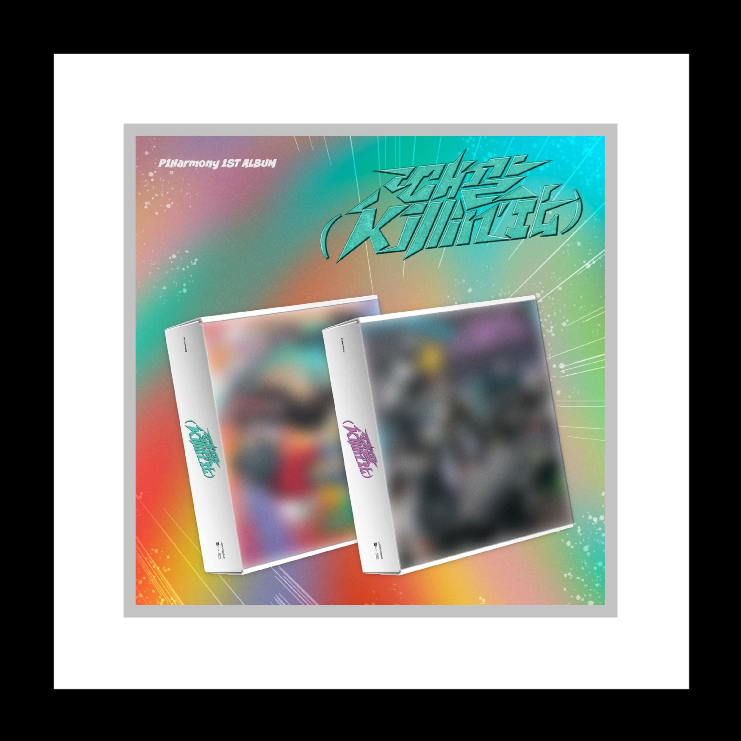 P1HARMONY 때깔 Killin' It 1st Album CD+Folded Poster on Pack+Photobook+Thanks to Postcard+Sticker+Polaroid+Selfie+Unit photocard+Tracking Sealed P1H (Set(Killin' It+Superb))