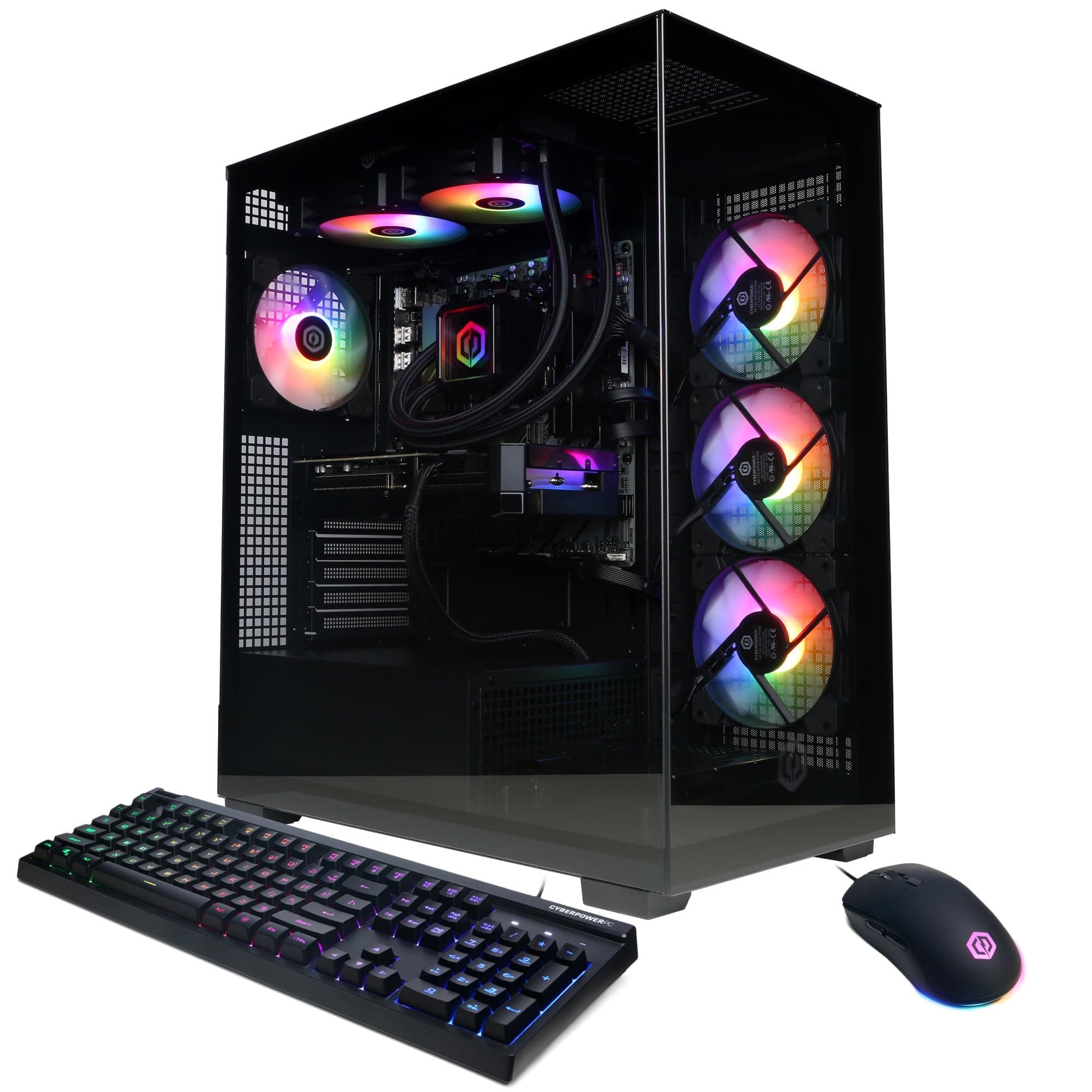 CyberPowerPC Gaming PC, AMD Ryzen 9 9900X, GeForce RTX 5070 12GB