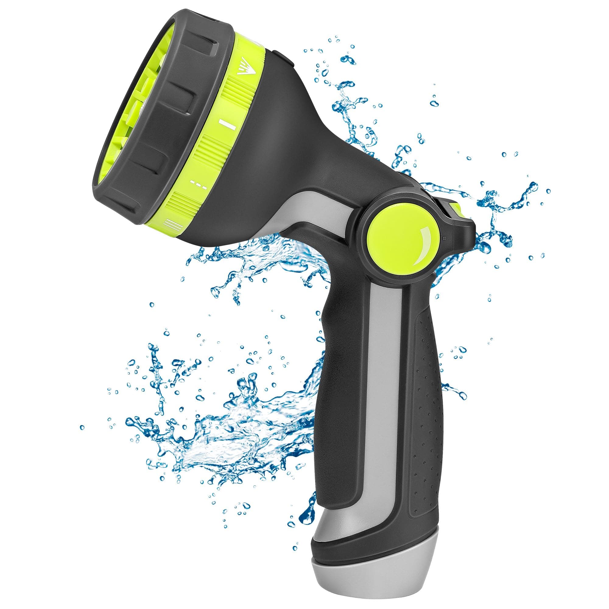 Milifox Hose Nozzle, Garden Hose Nozzle with 10 Adjustable Spray Patterns