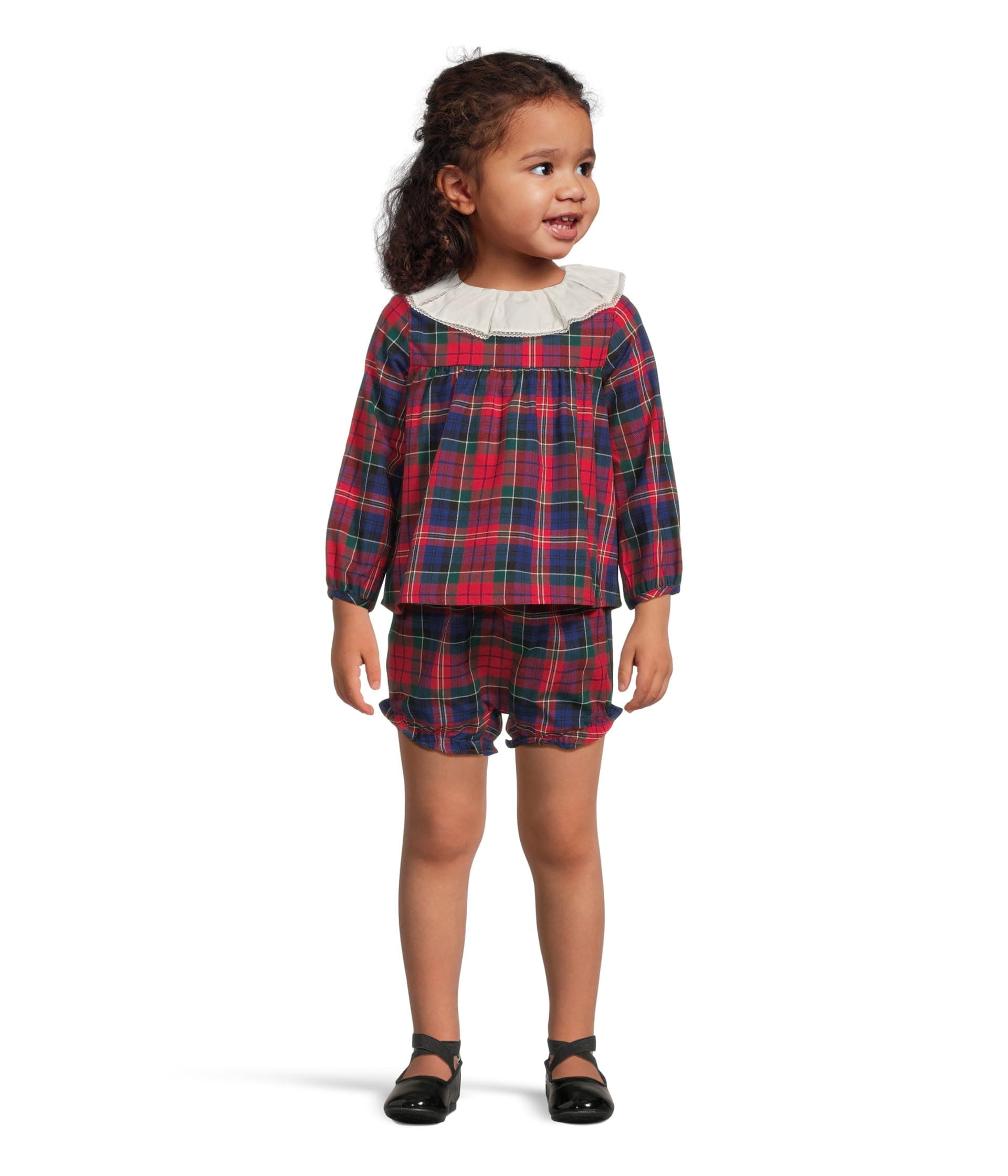 Baby Tartan Matching Set, RED, 1218