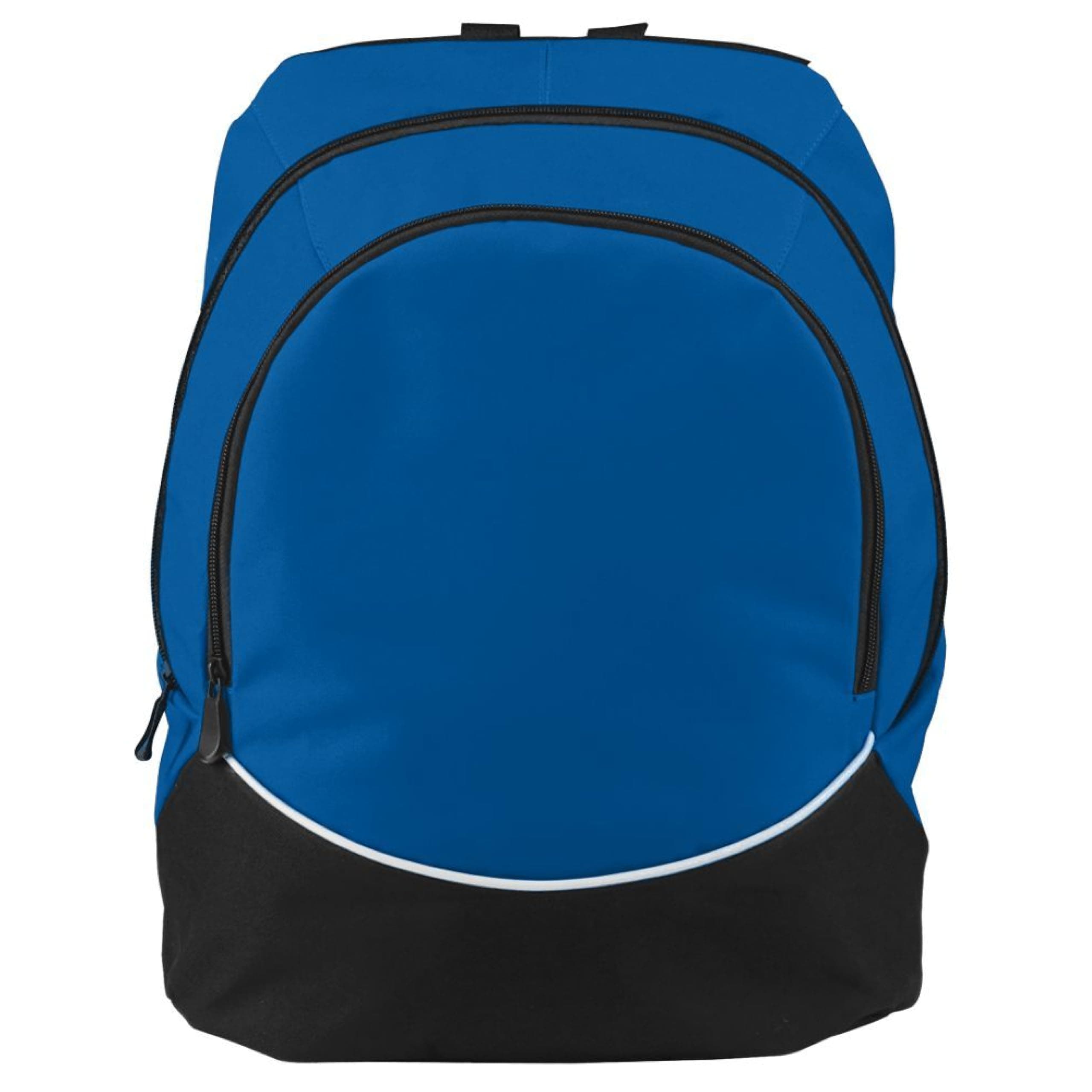 Augusta Sportswear Large Tri-Color Backpack, One Size, Royal/Black/White