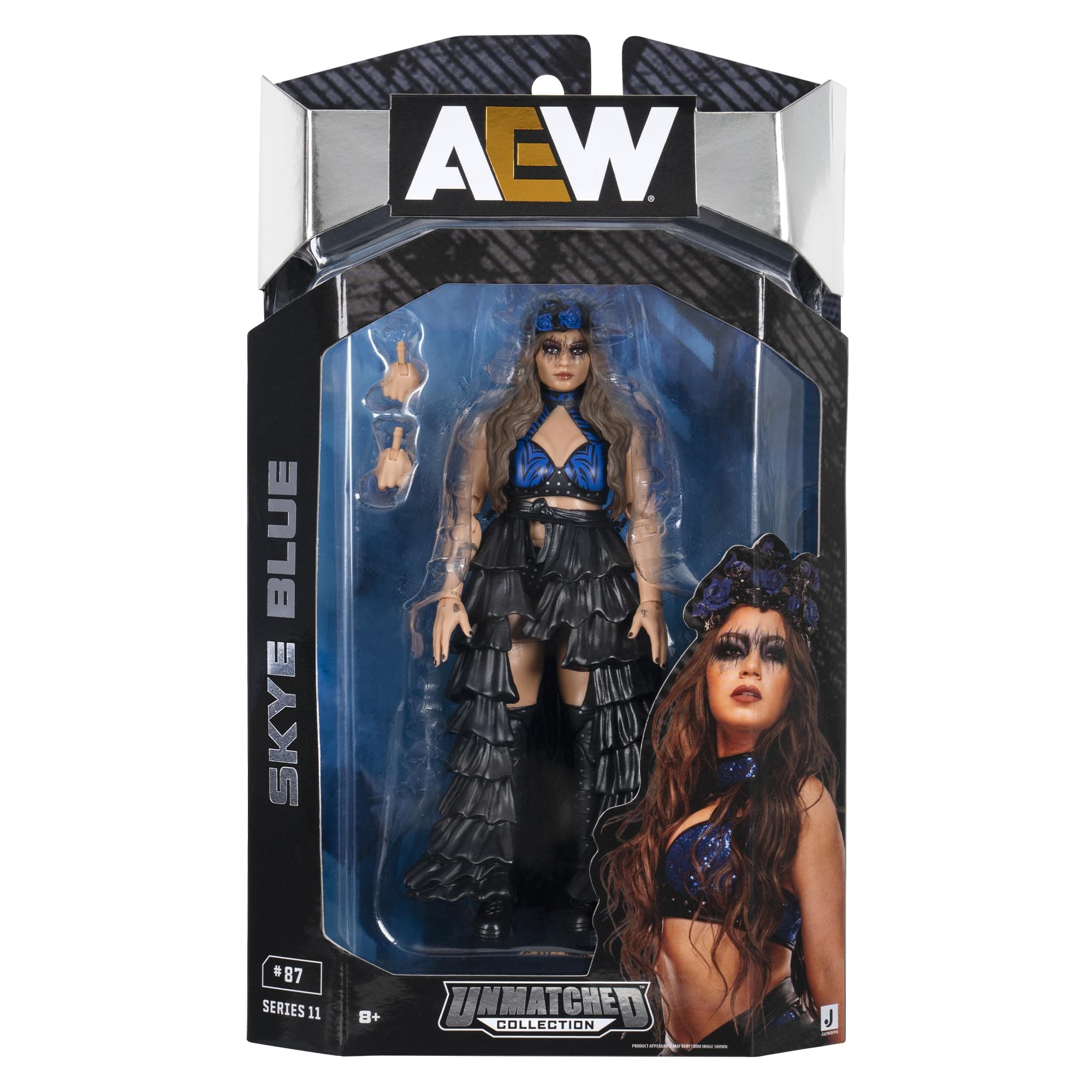 AEW Skye Blue Unmatched Series 11 Toy Wrestling Figure