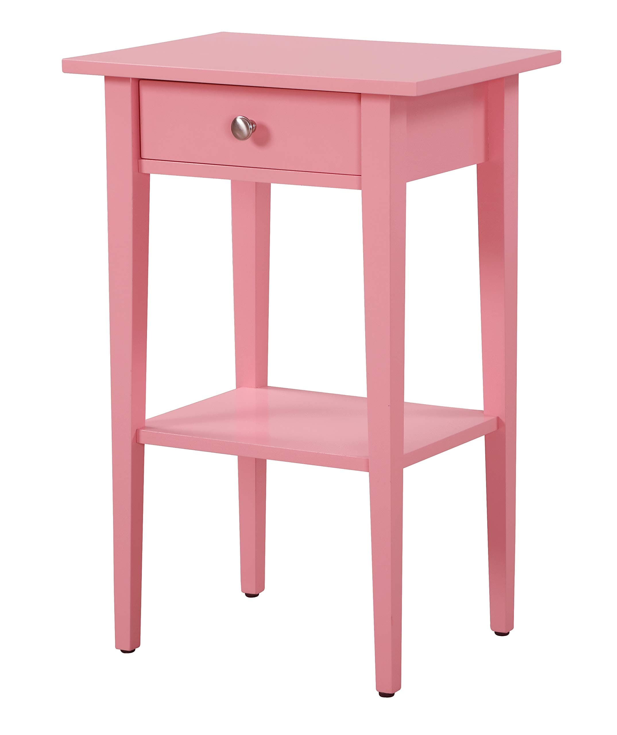 Glory Furniture Dalton Nightstand, Standard, Pink