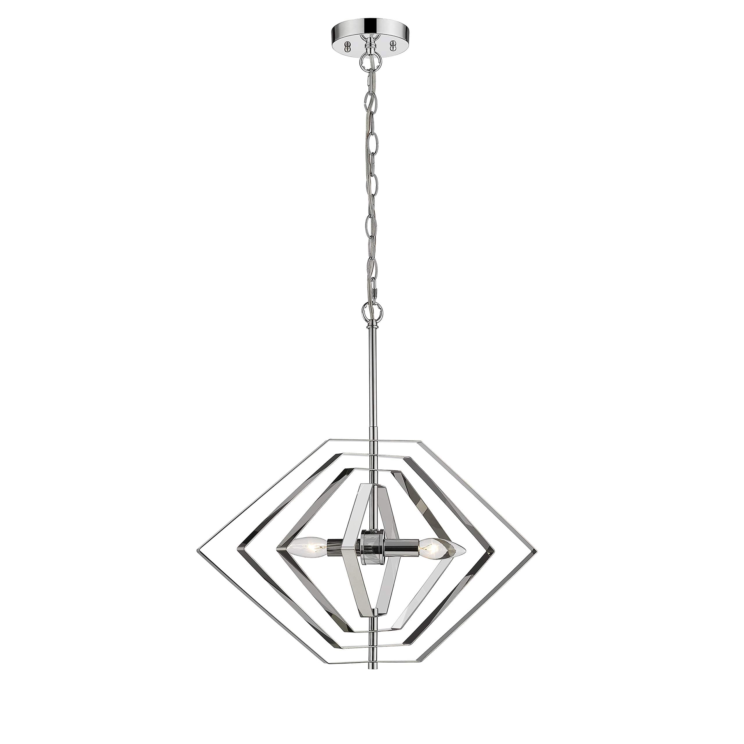 Chloe Lighting CH2R120CM20-DP2 Hanging Pendant, Chrome