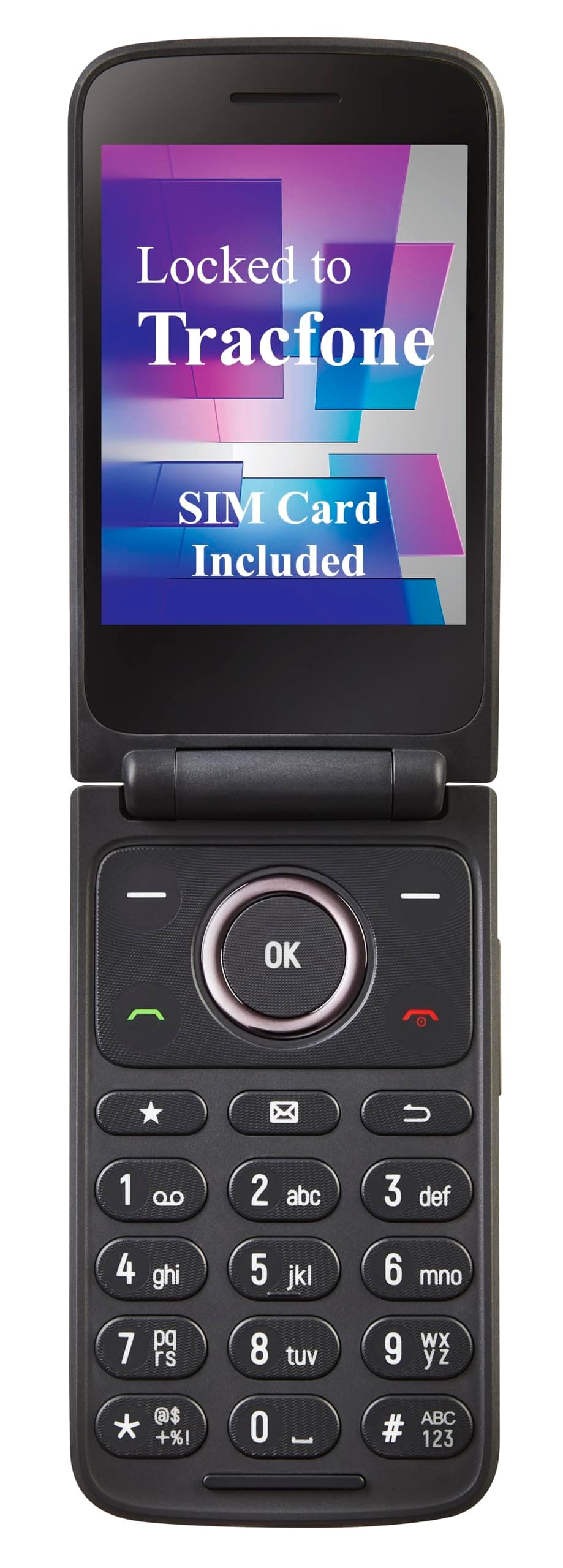 Tracfone, TCL FLIP 3, SIM Card Included Flip Phone (Locked to