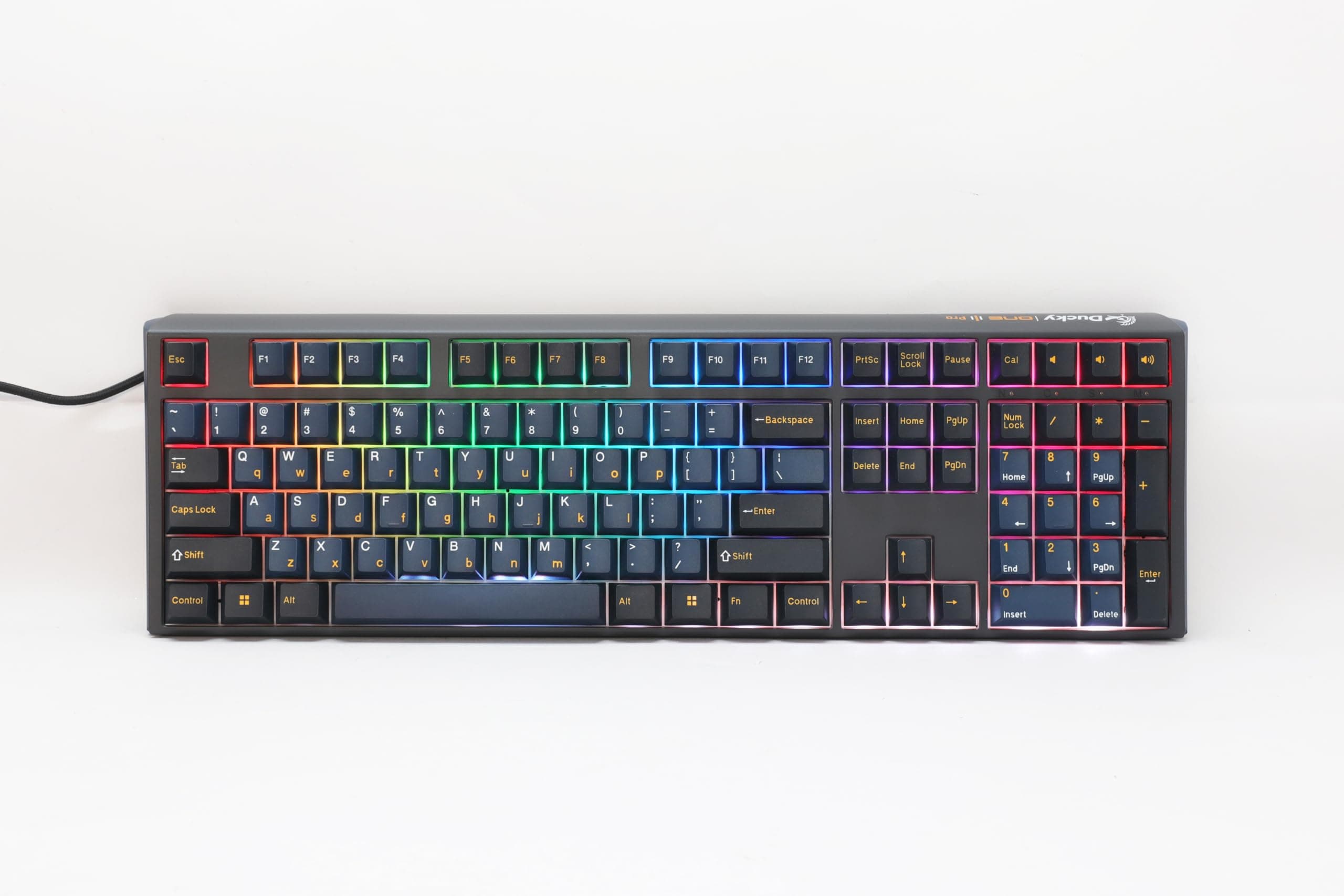 Ducky One 3 Pro Nazca Line 8K 100% Mechanical Keyboard: Quack Mechanics Dampening, Hot-Swappable Cherry MX2A Silent Red Switches, High-Density PBT Tripleshot Keycaps, RGB, US, Nazca Line