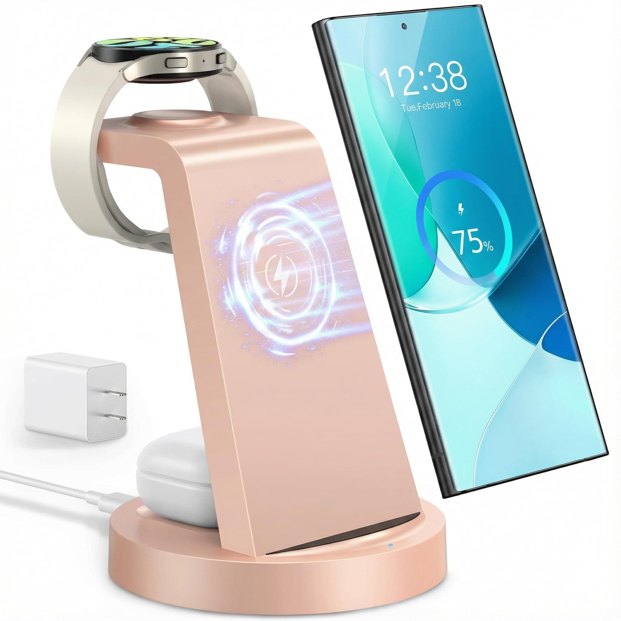 Wireless Charger for Samsung: 3 in 1 Wireless Charging Station
