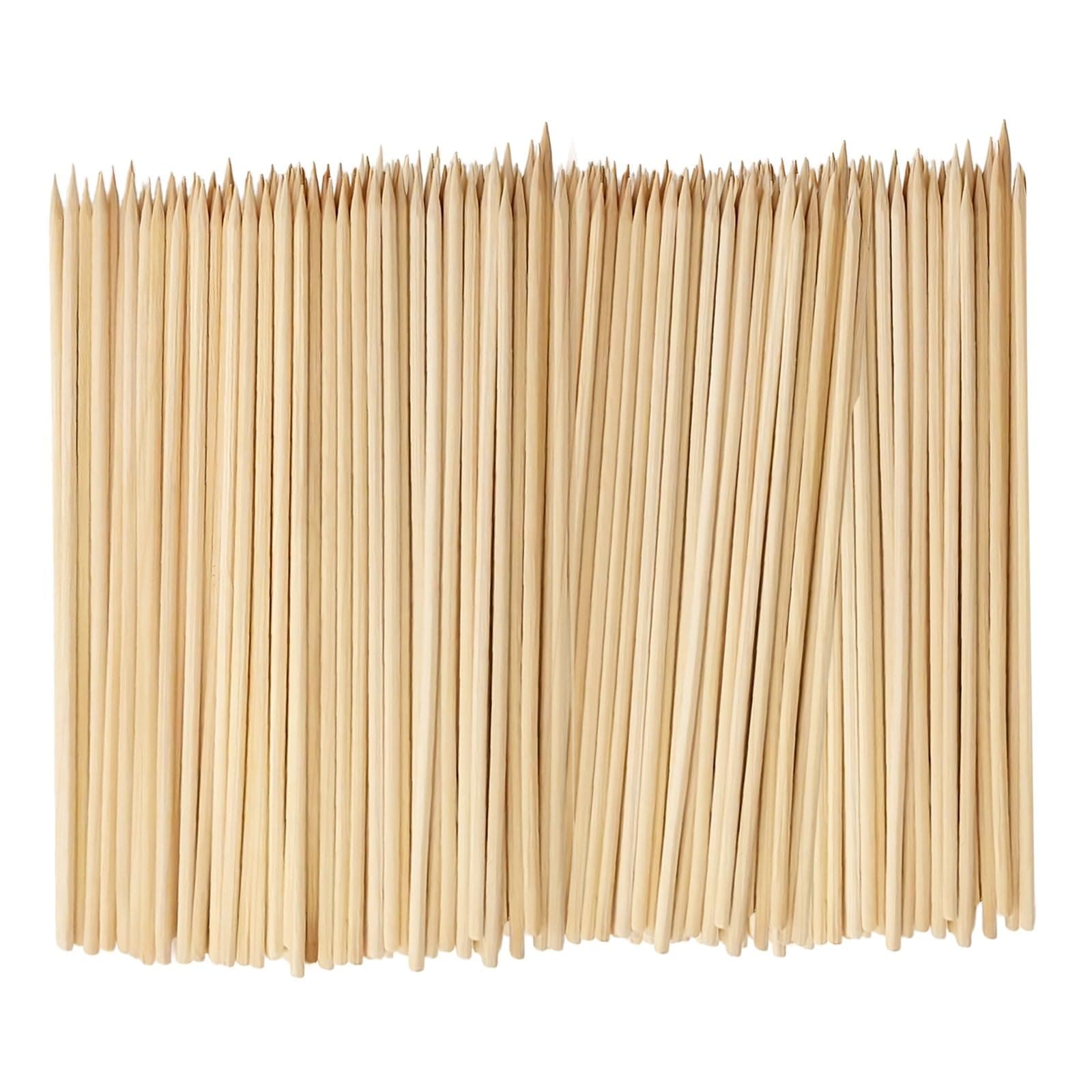 Bamboo Skewers, 200 Pcs 6 Inch Wooden Barbecue Skewers for Grilling, BBQ