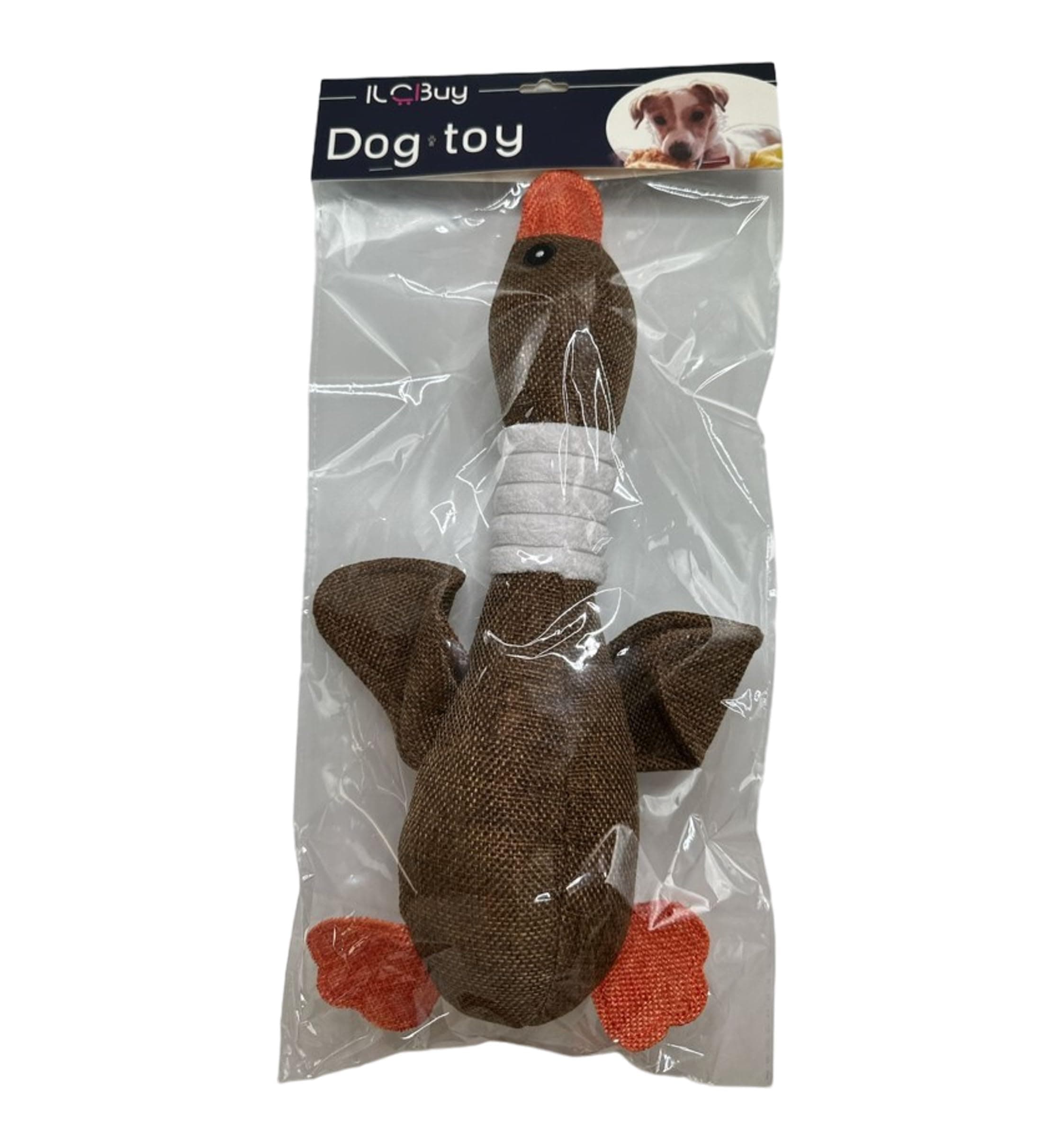 ILC Buy Interactive Dog Toy(Goose) for Small Breeds – Tough Chew Toy Keeps Puppies Busy, Eases Teething, and Supports Healthy Play for Aggressive Chewers