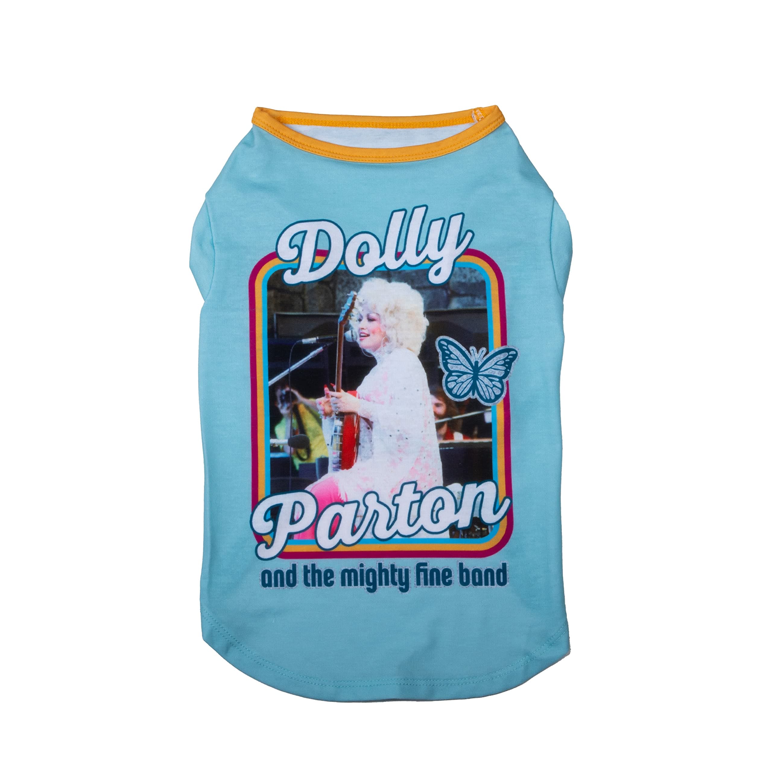 Doggy Parton Blue Dolly & The Mighty Fine Band Shirt for Pets - L (22120728)
